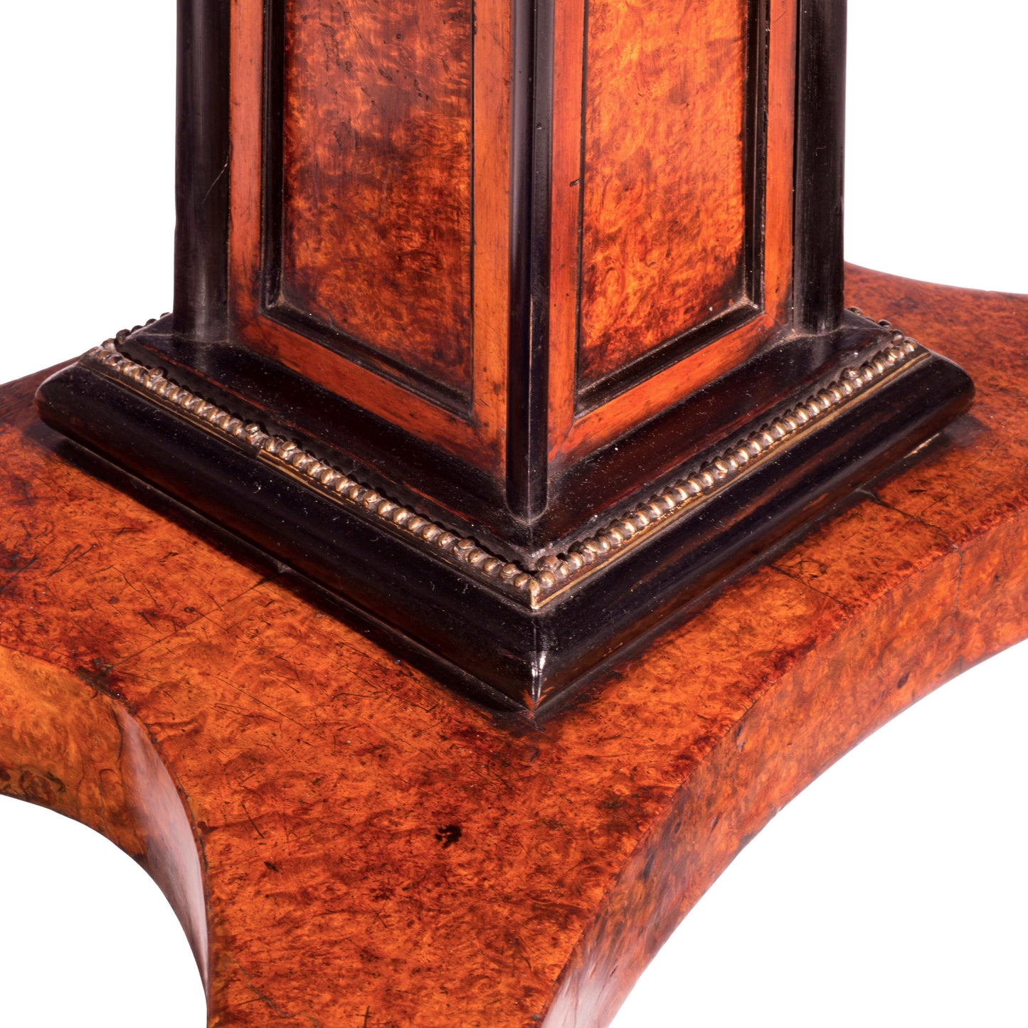 Fine Regency Amboyna Card Table