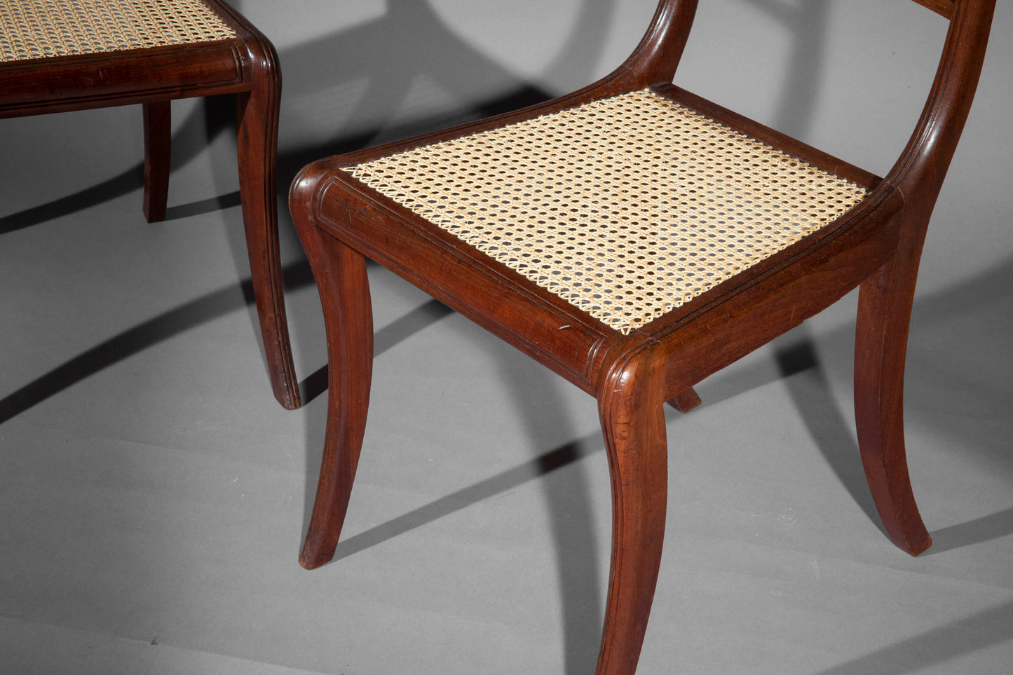 Set of Six Regency Klismos Chairs, attributed to Gillows