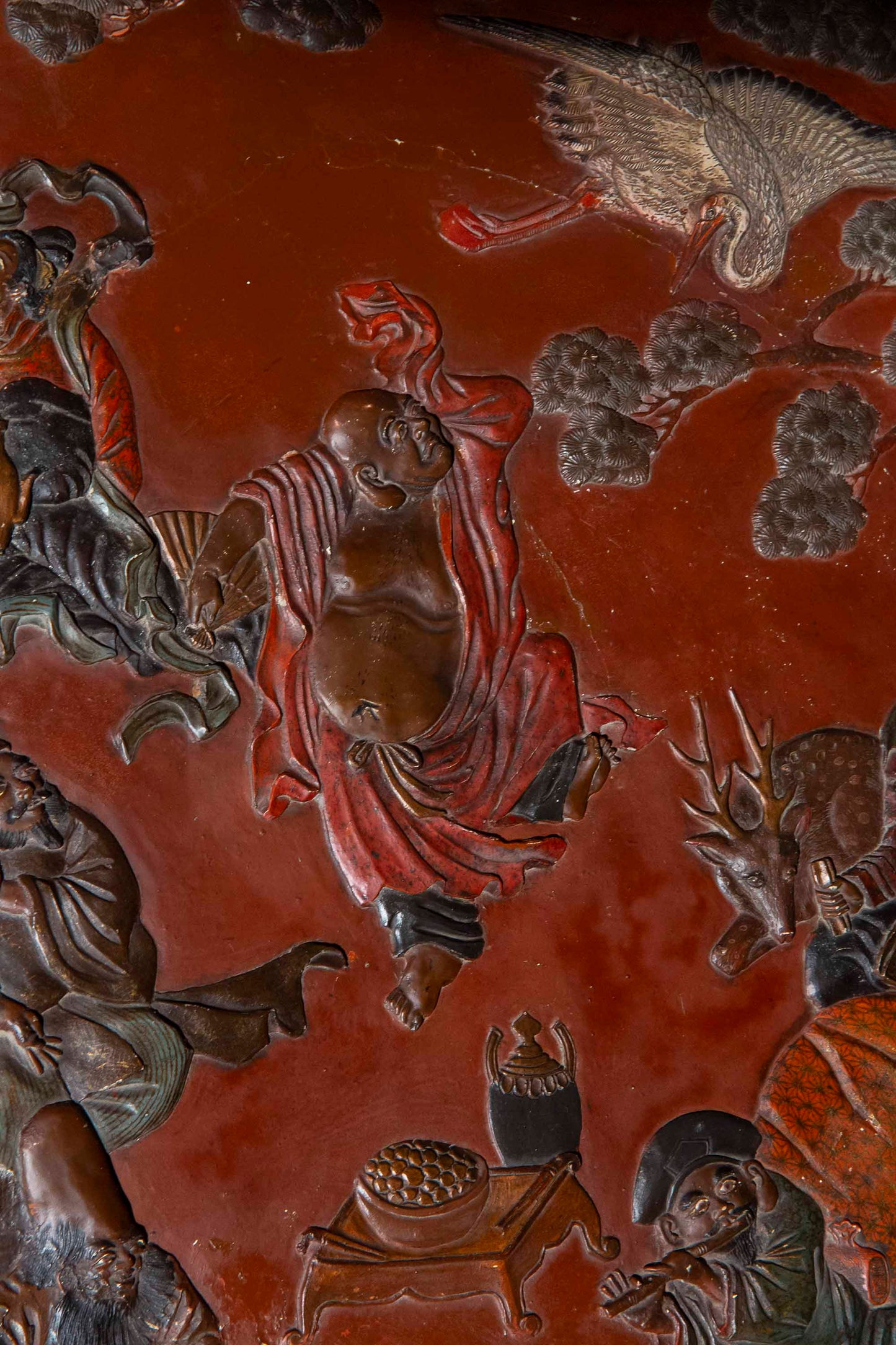 Monumental Japanese Pottery Dish