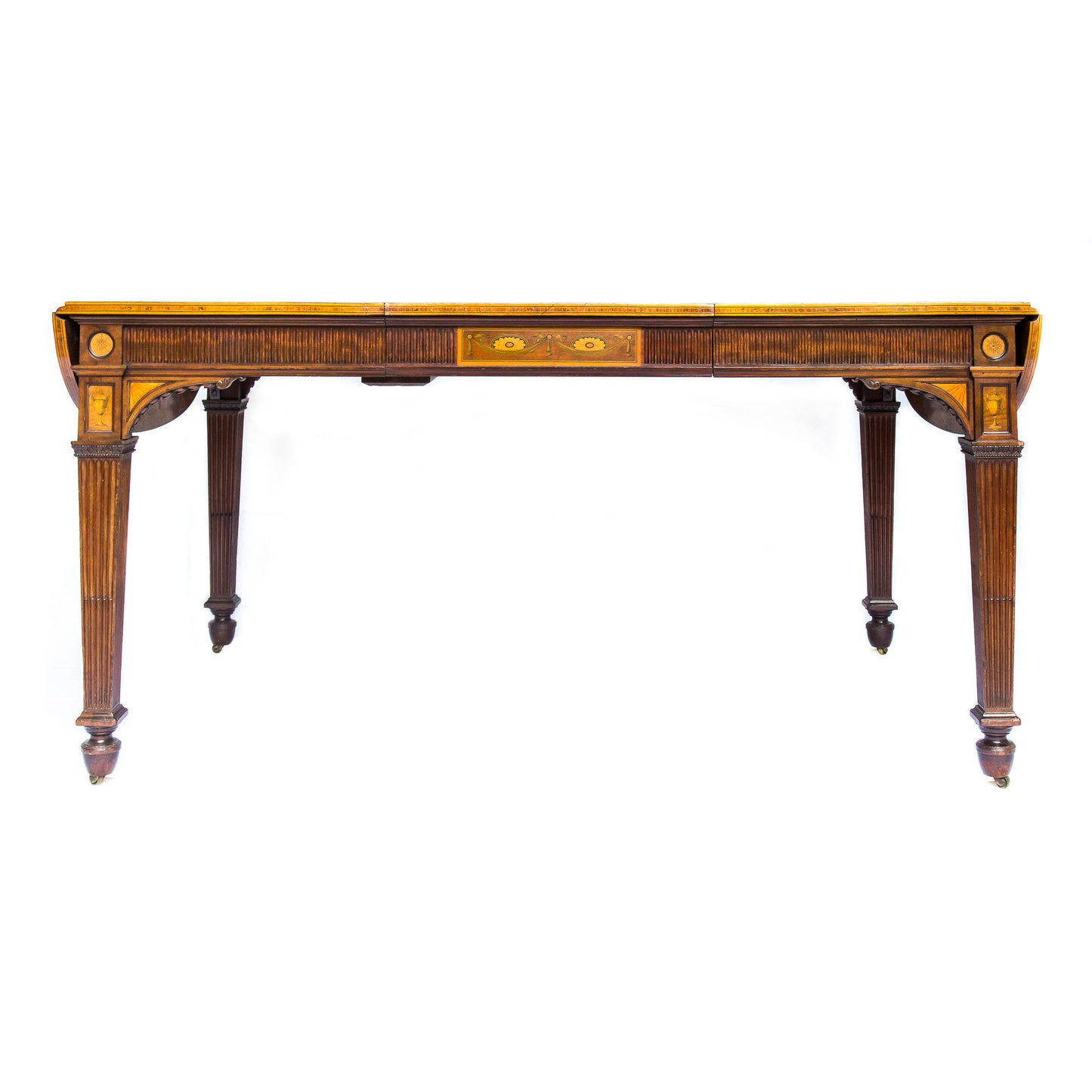 Exceptional Neoclassical Library Table by Howard & Sons