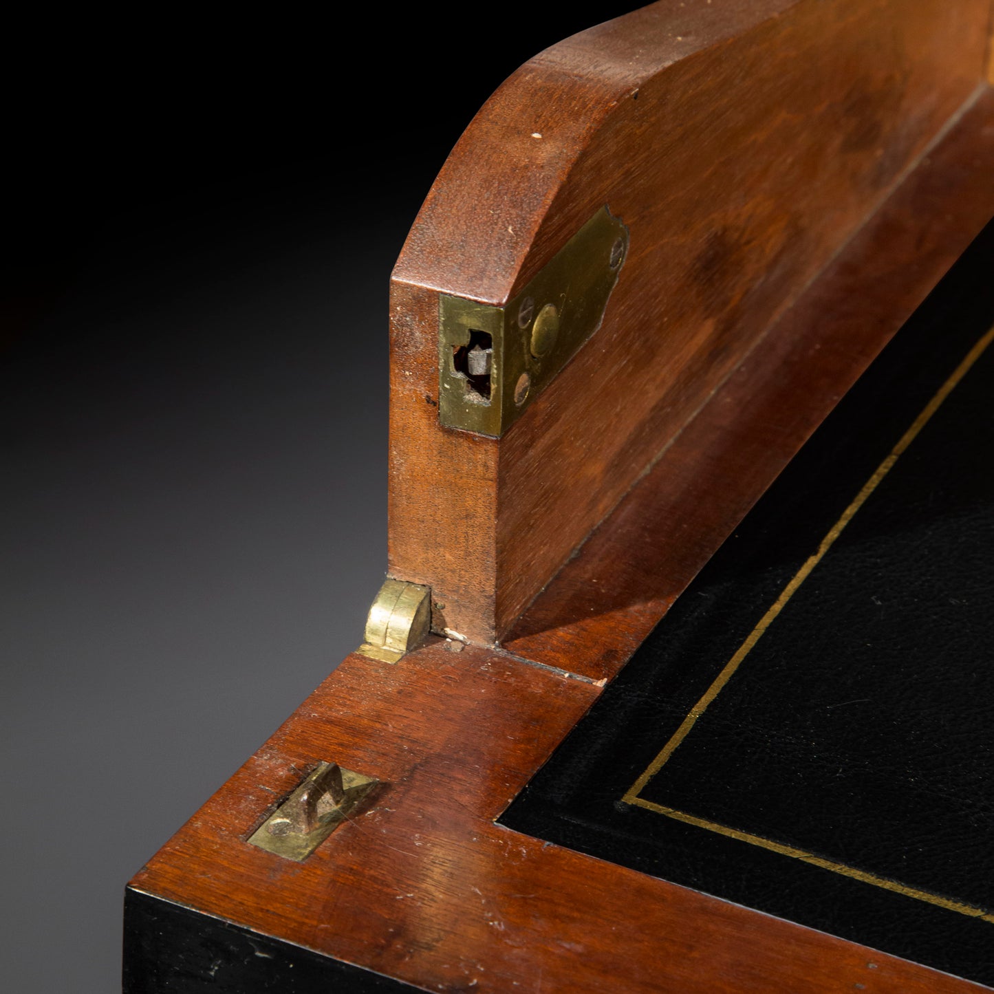 Regency Ebonised Brass-Inlaid Cabinet