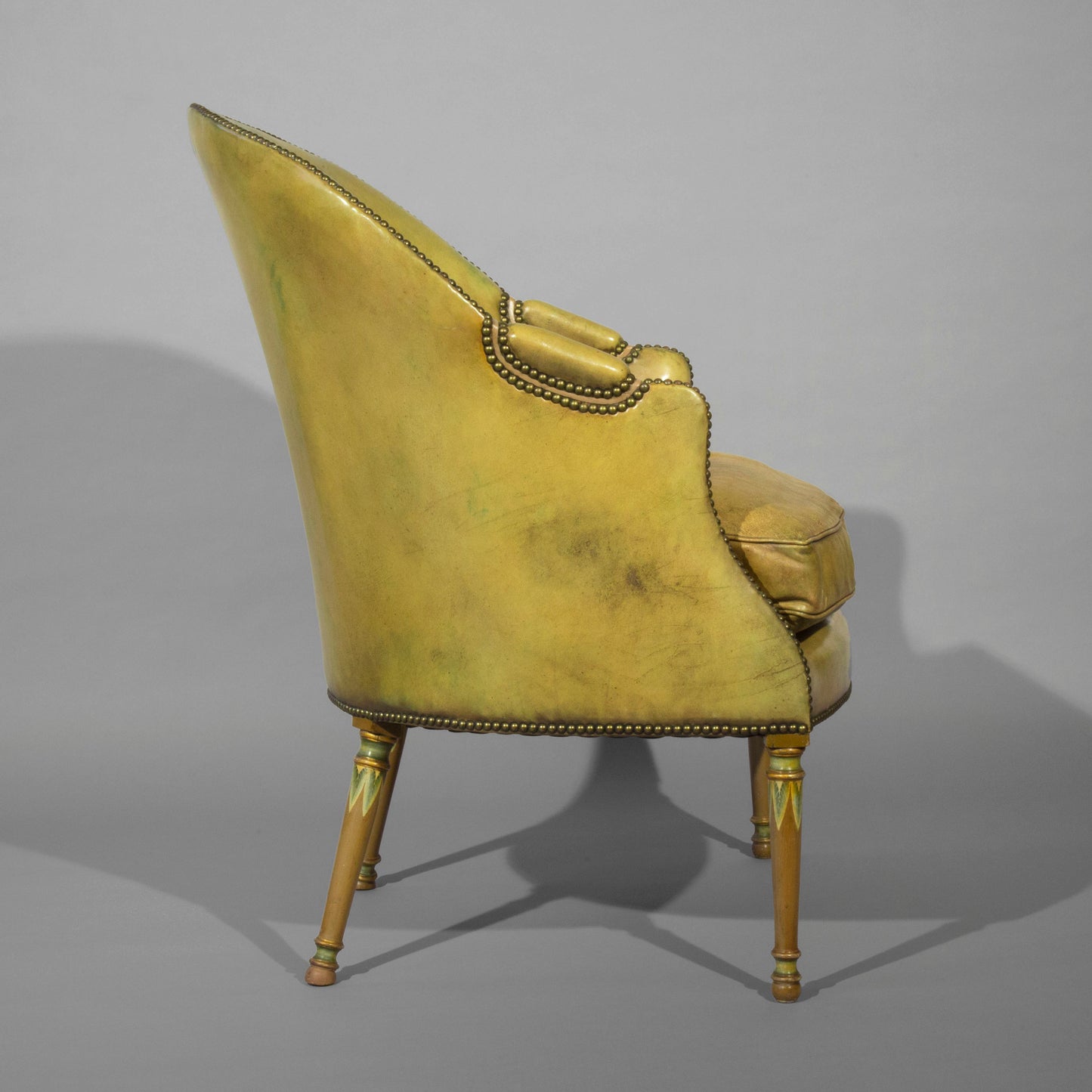 Fine 19th Century Leather Armchair