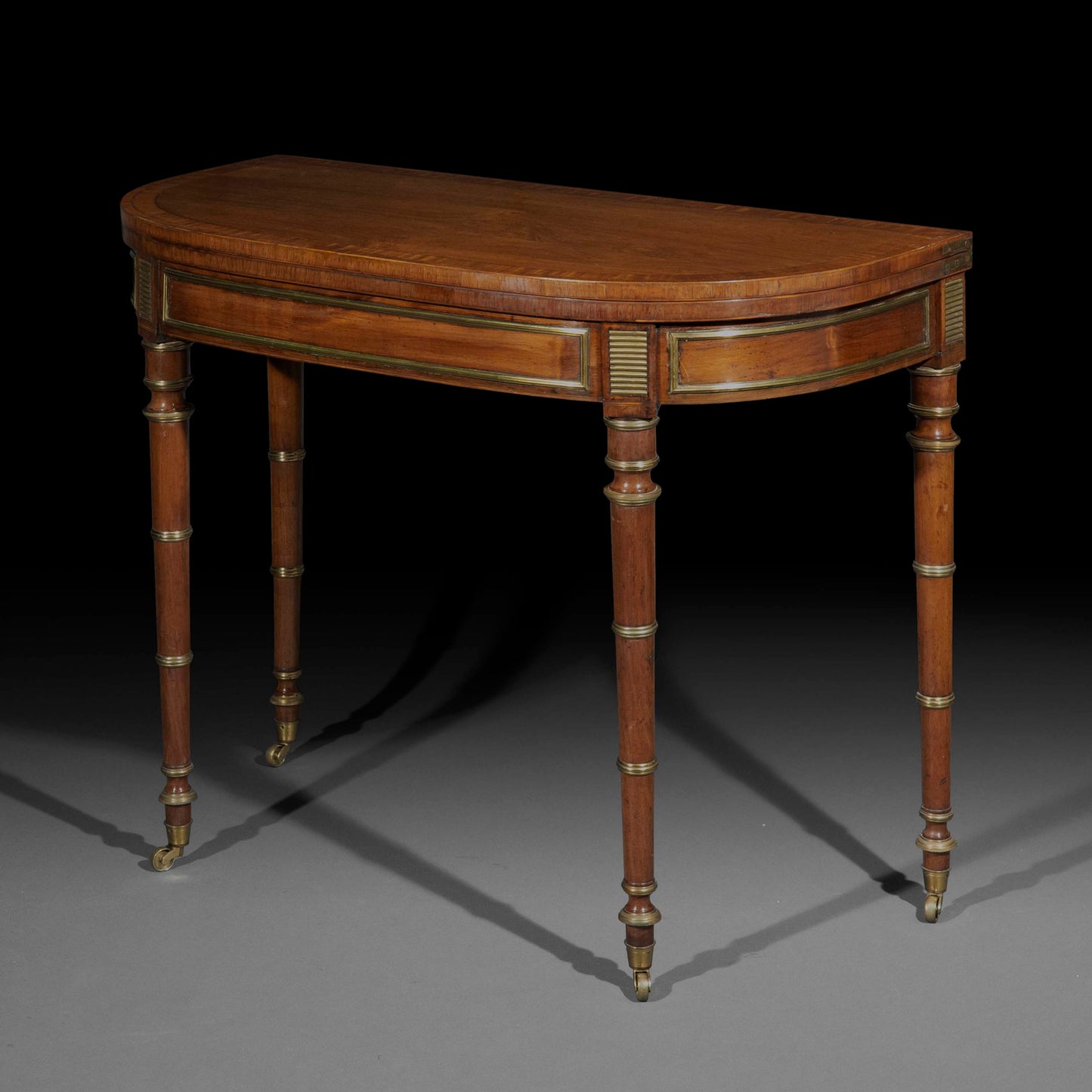 Fine Regency Card Table by John McLean