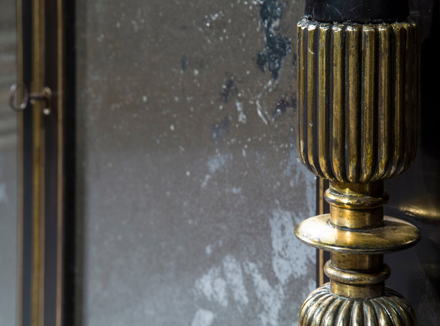Regency Ebonised Brass-Inlaid Cabinet