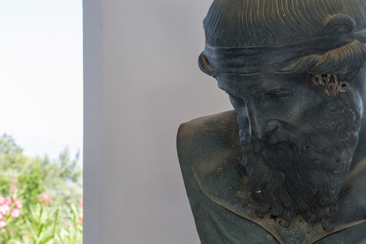 Grand Tour Bronze Bust of Dionysus of the Villa of the Papyri