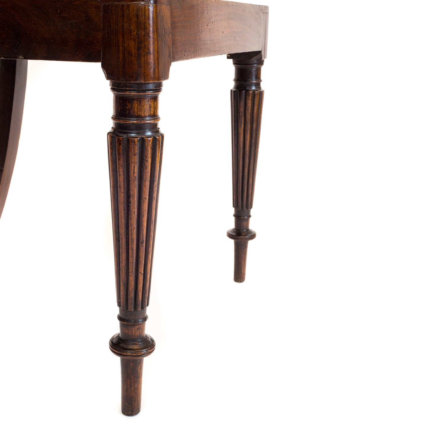 English Colonial Regency Padouk Side Chair