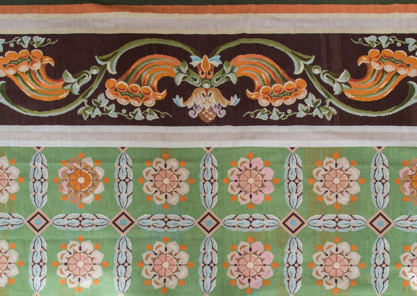 Fine European Neoclassical Needlepoint Carpet