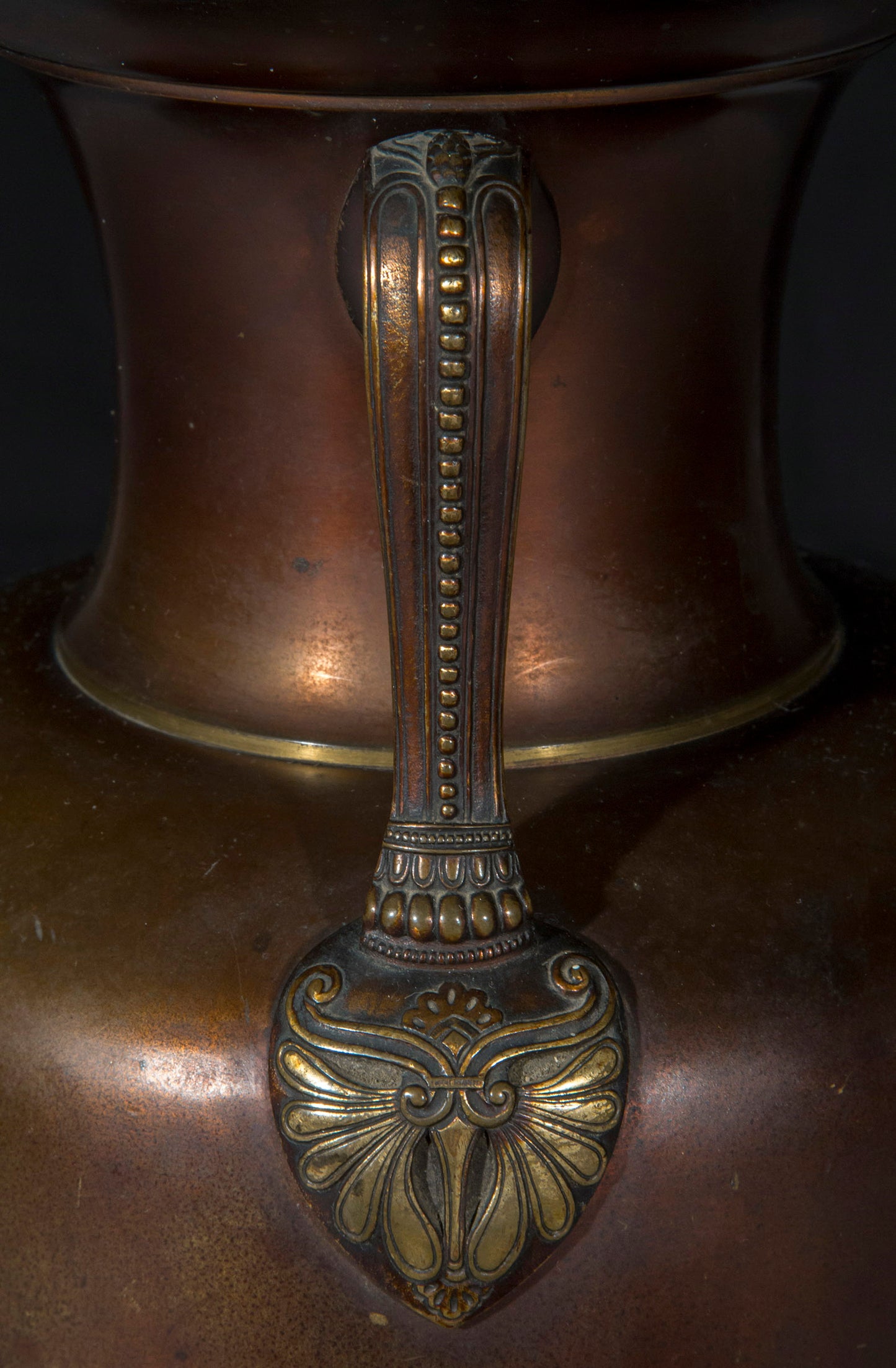 Fine 19th Century Grand Tour Bronze Vase
