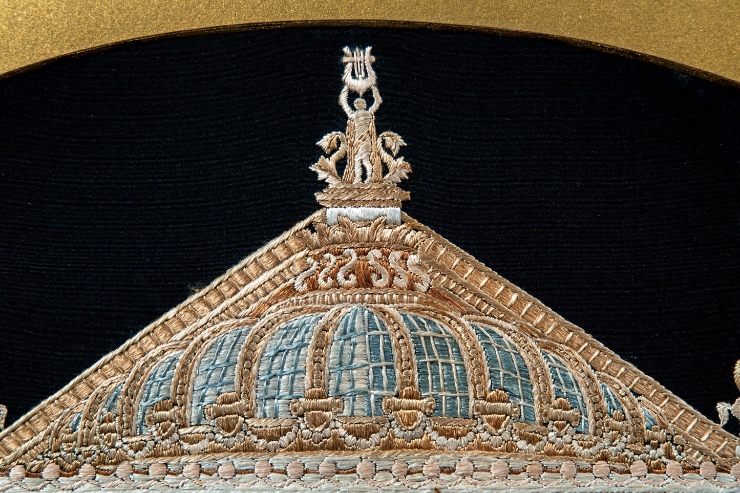 Opera Garnier Paris, Antique Needlework Tapestry Picture