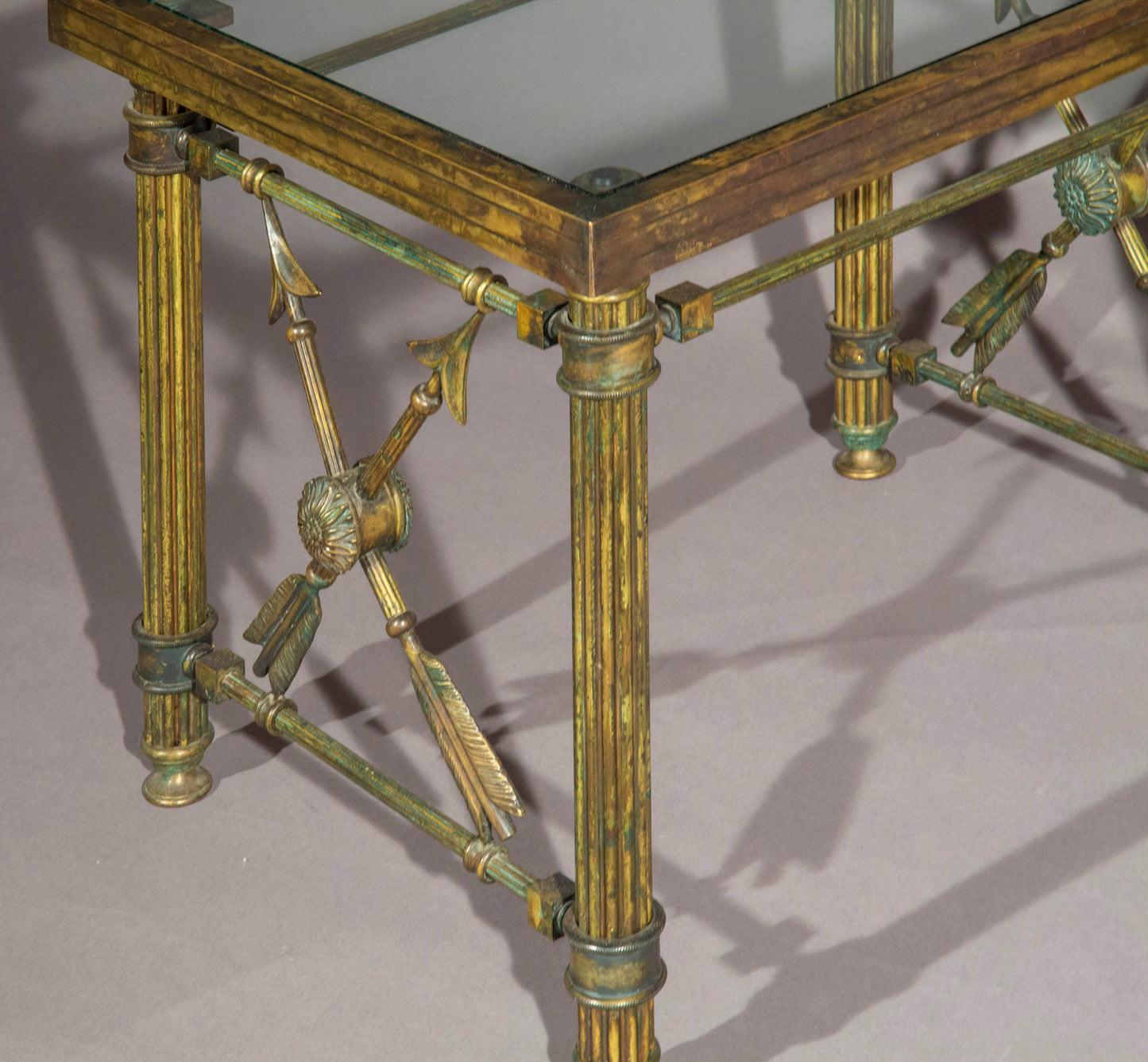 A Set of 'Pompeian' Bronze Cocktail Tables