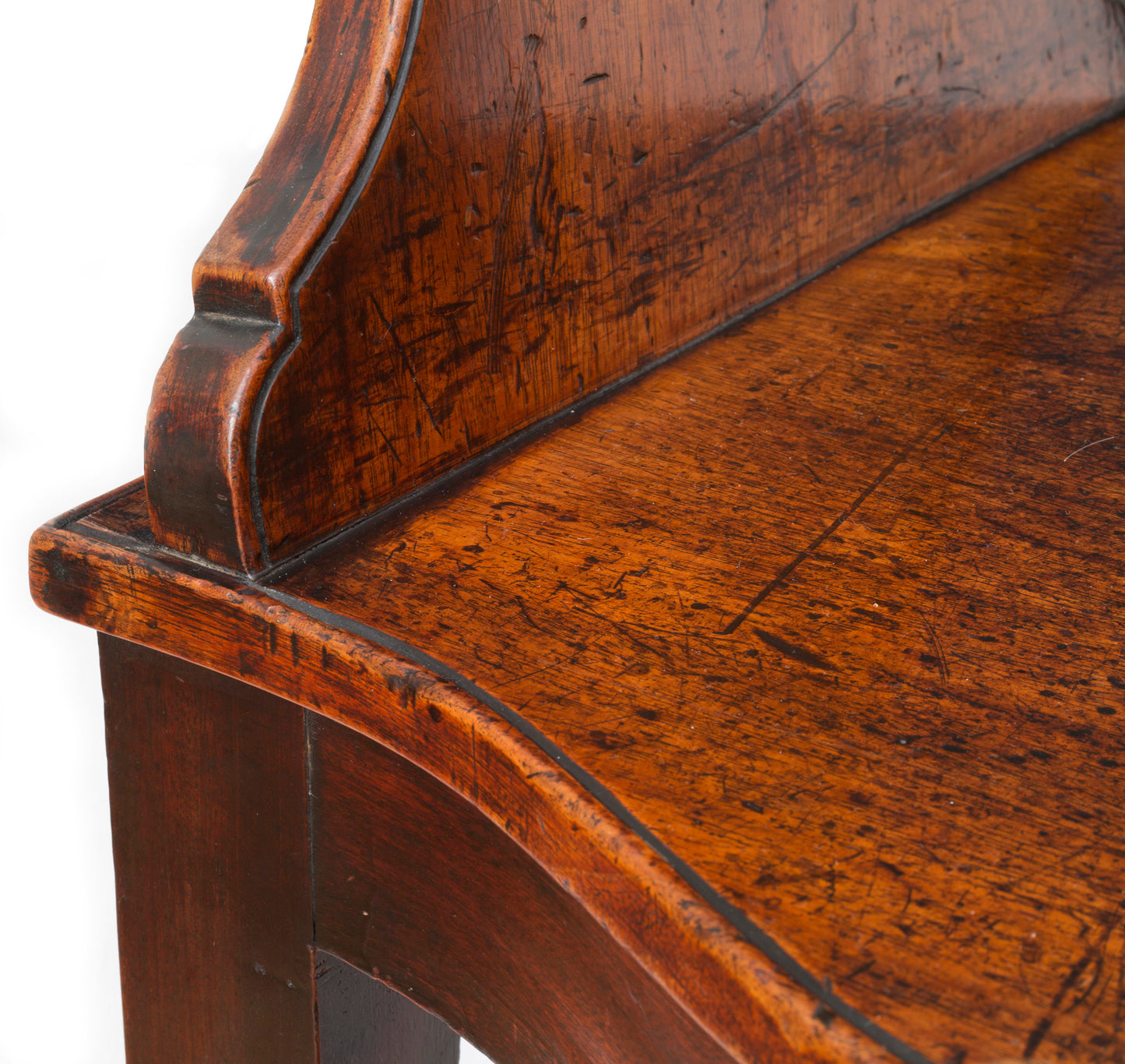 Pair of George III Mahogany Hall Chairs