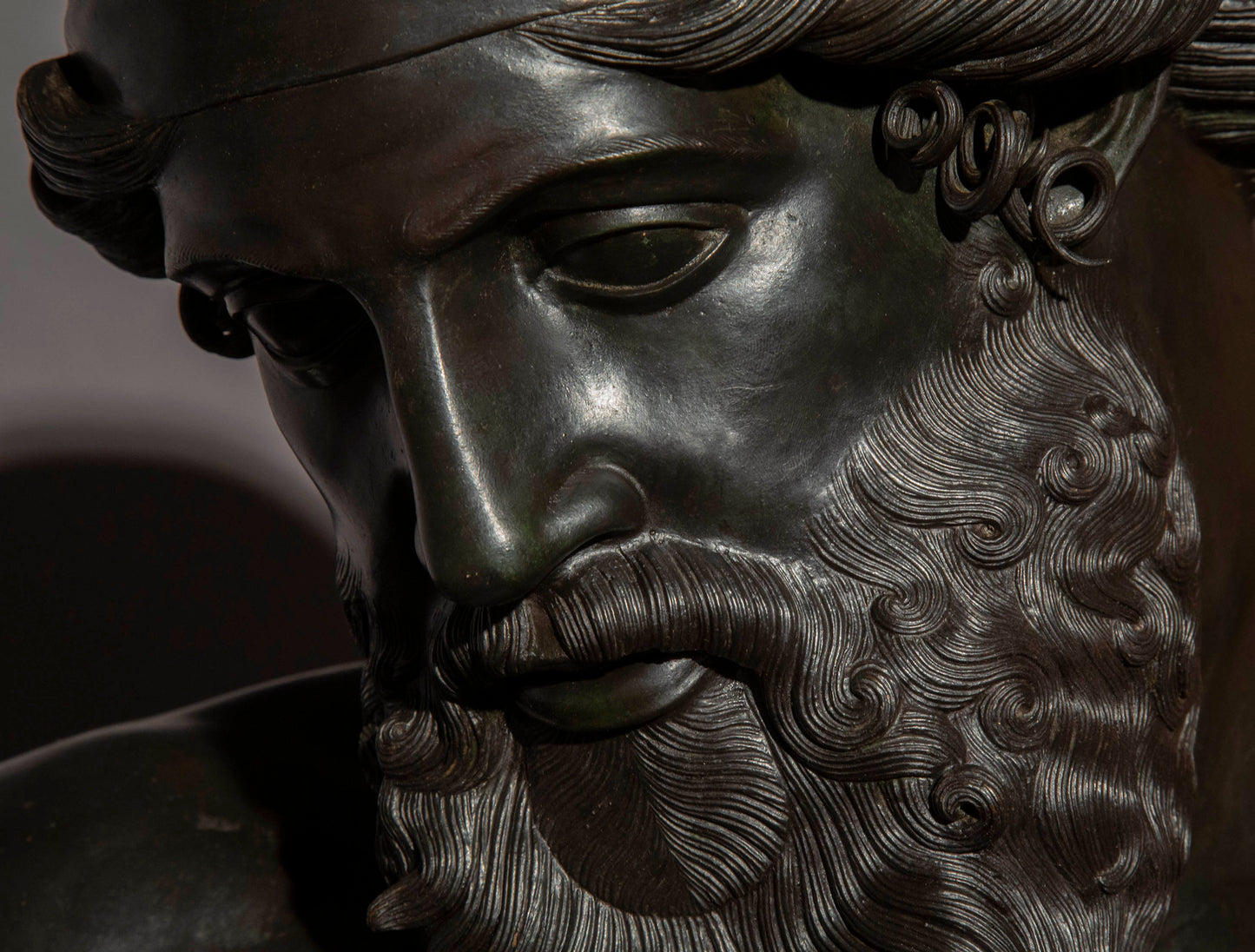 Grand Tour Bronze Bust of Dionysus of the Villa of the Papyri