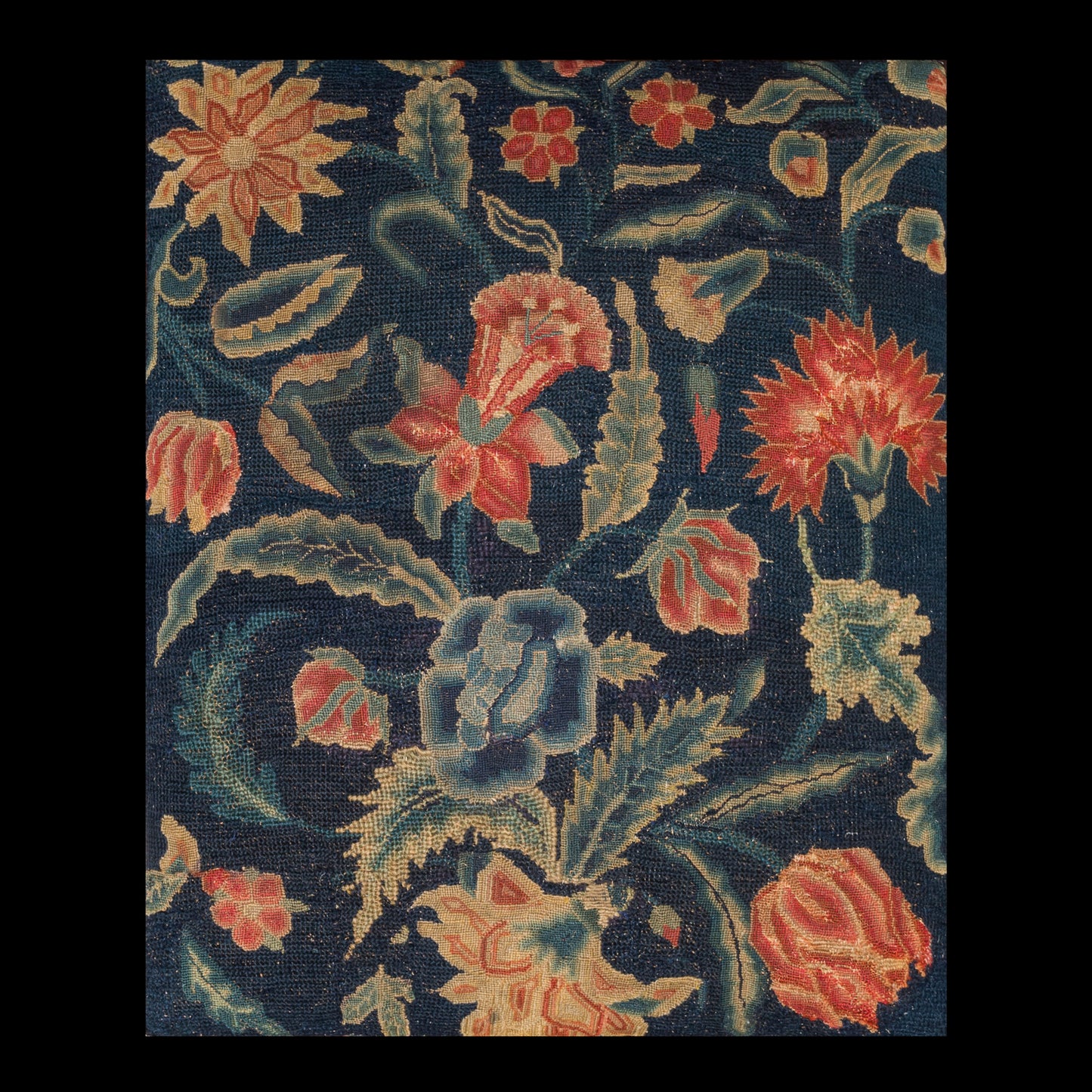 Fine George II Walnut Needlework Stool