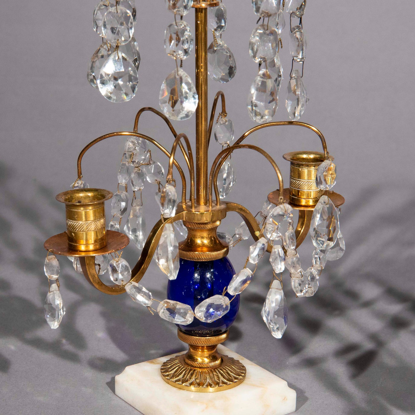 Pair of Swedish Gustavian Style Neoclassical Candelabra