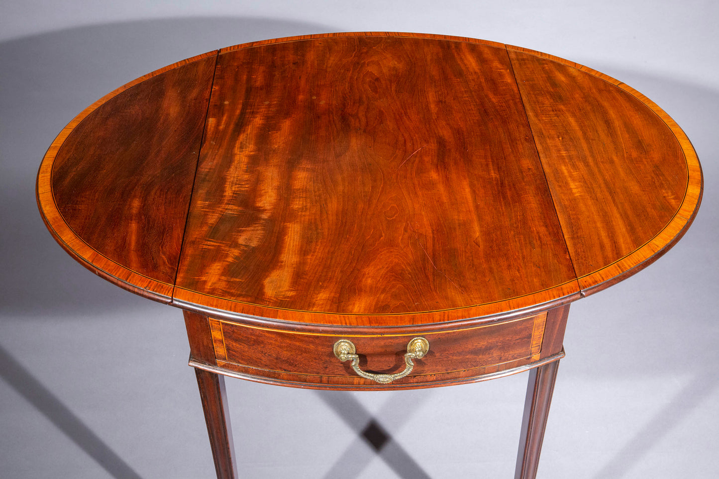 George III Oval Pembroke Table