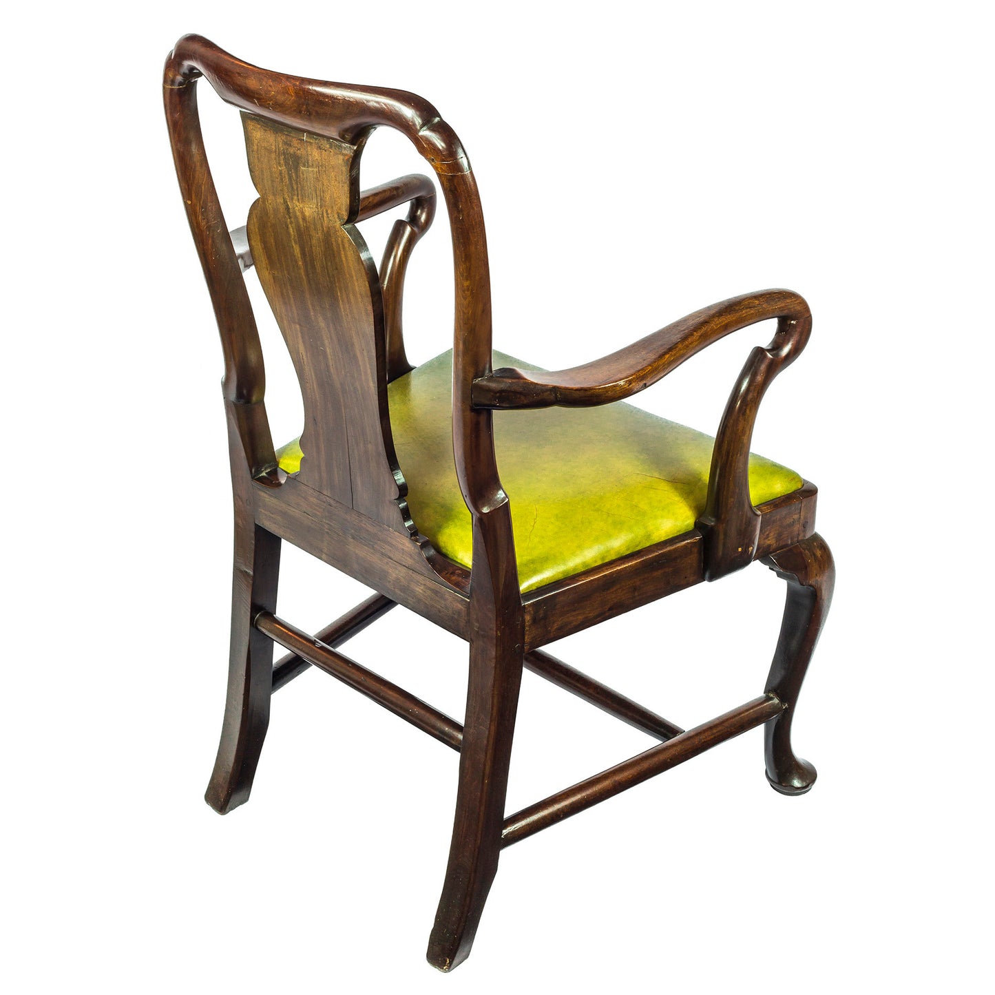 Superb George II Cuban Mahogany Open Armchair