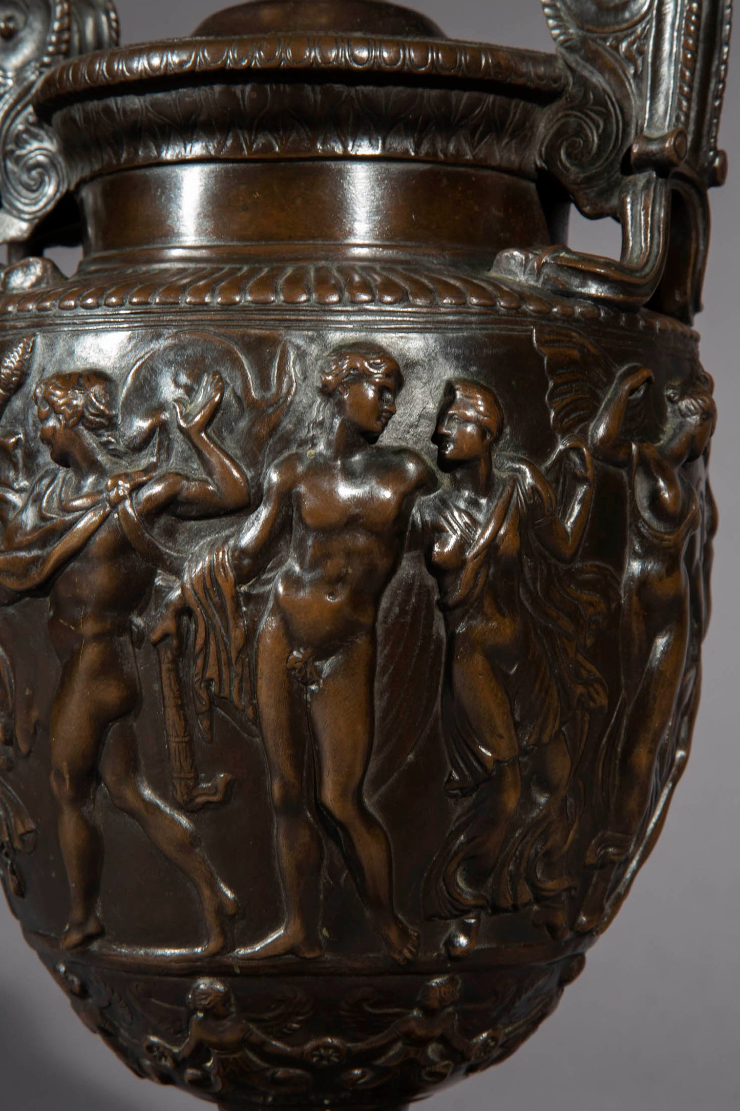 Antique Bronze Townley Vase Lamp