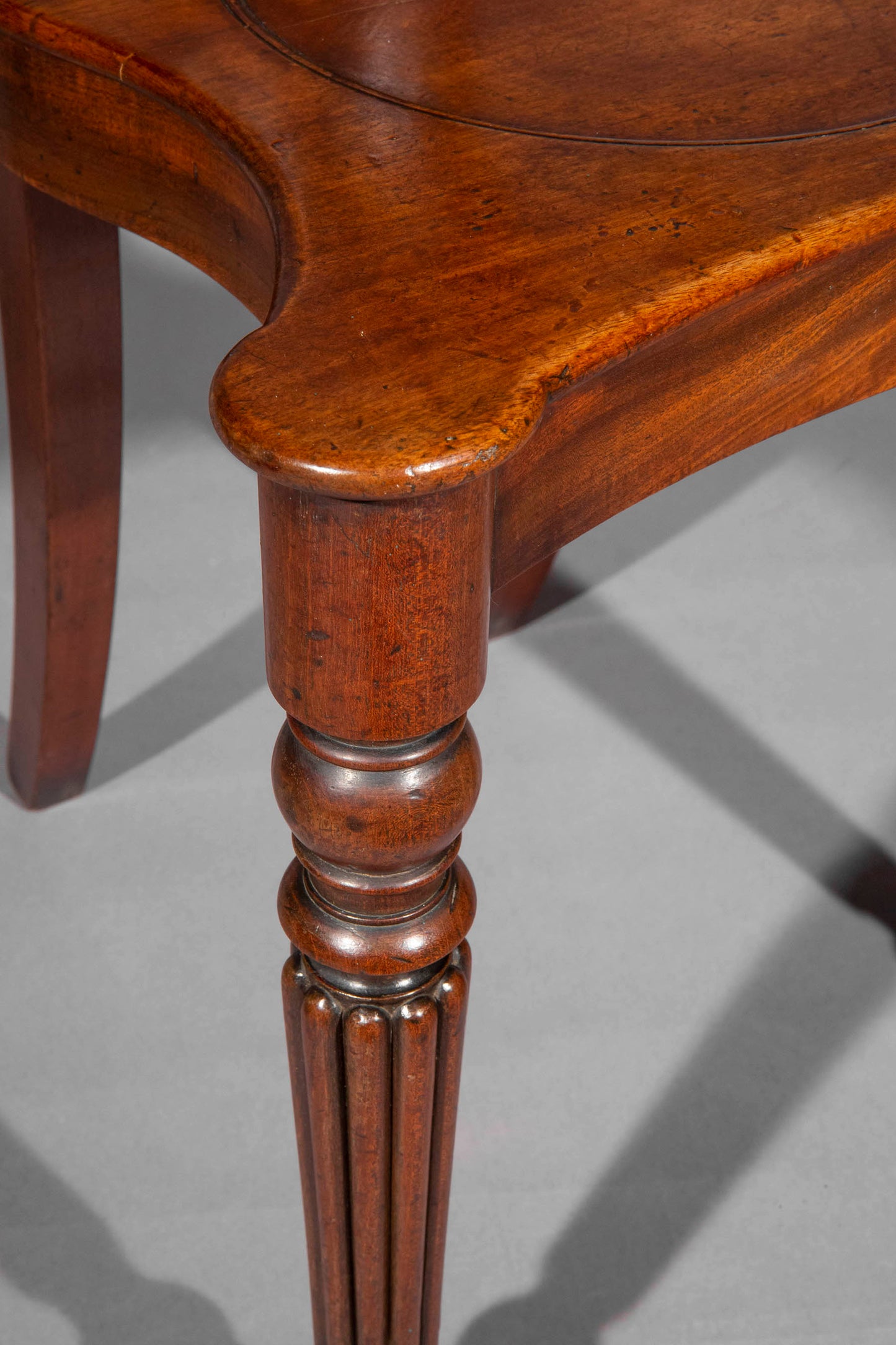 Pair of Regency Hall Chairs, attributed to Gillows