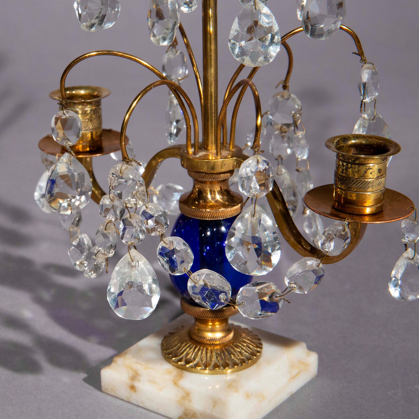 Pair of Swedish Gustavian Style Neoclassical Candelabra