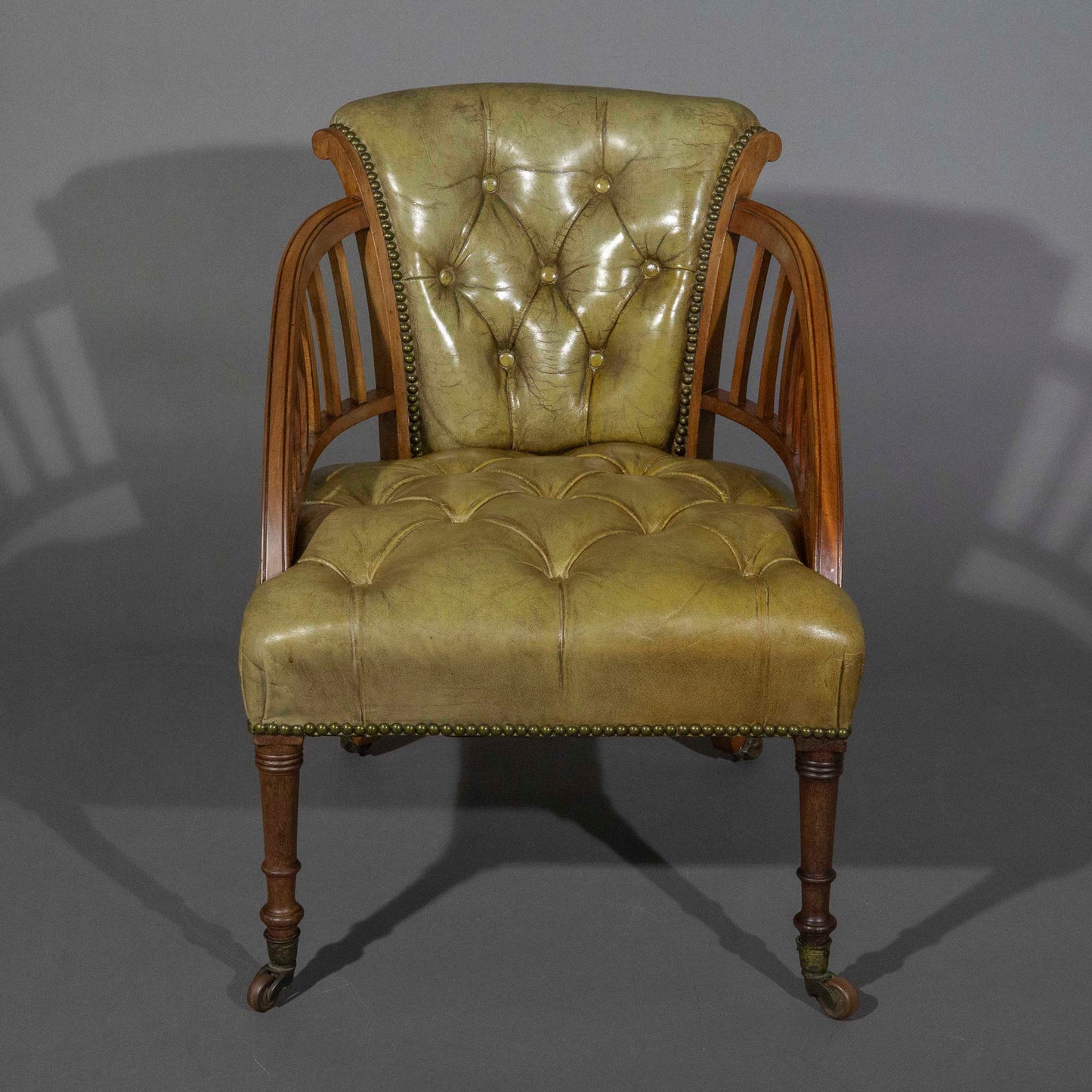 Unusual 19th Century Slipper Chair