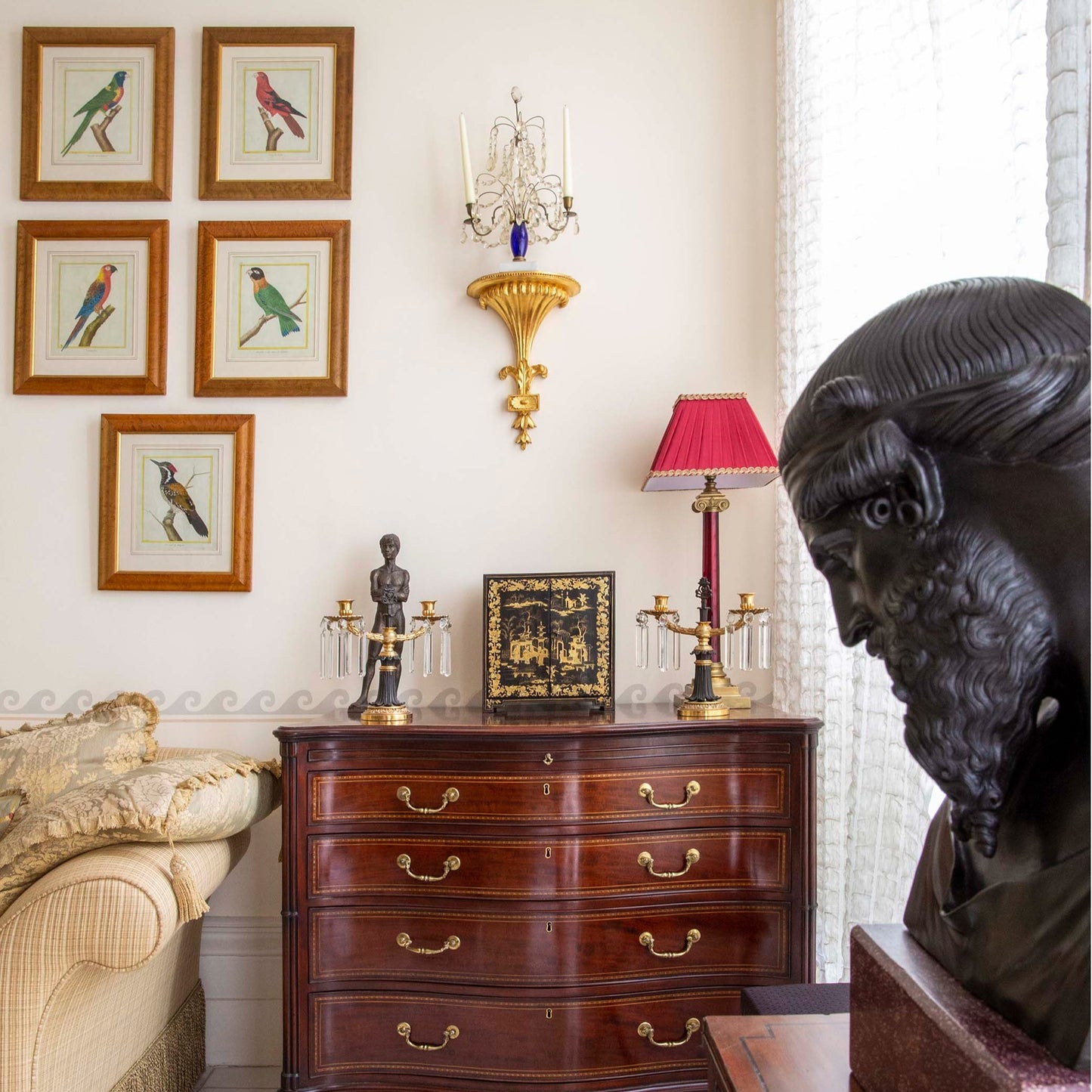 Pair of 18th Century Parrot Engravings by Martinet