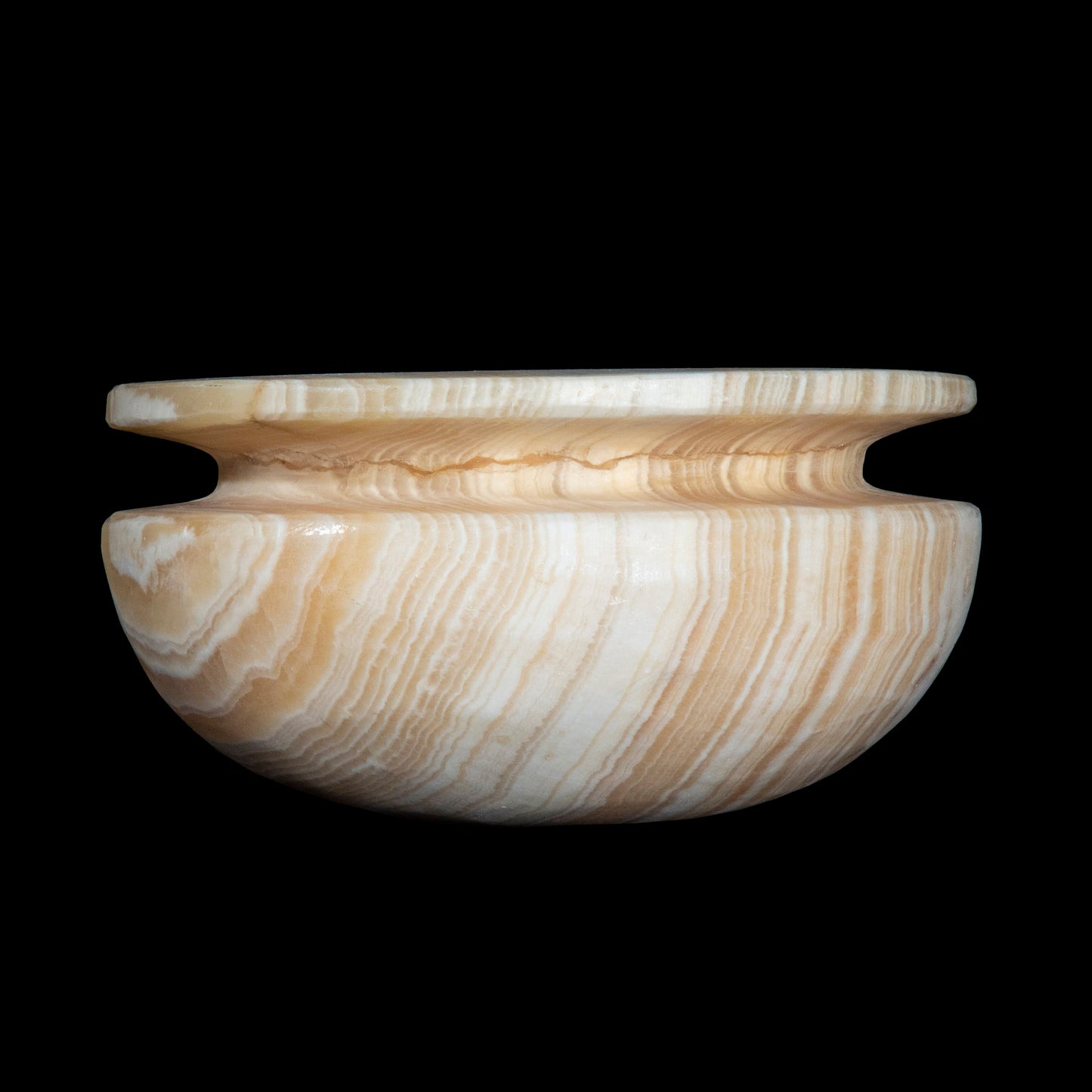 Antique Egyptian Alabaster Vessel