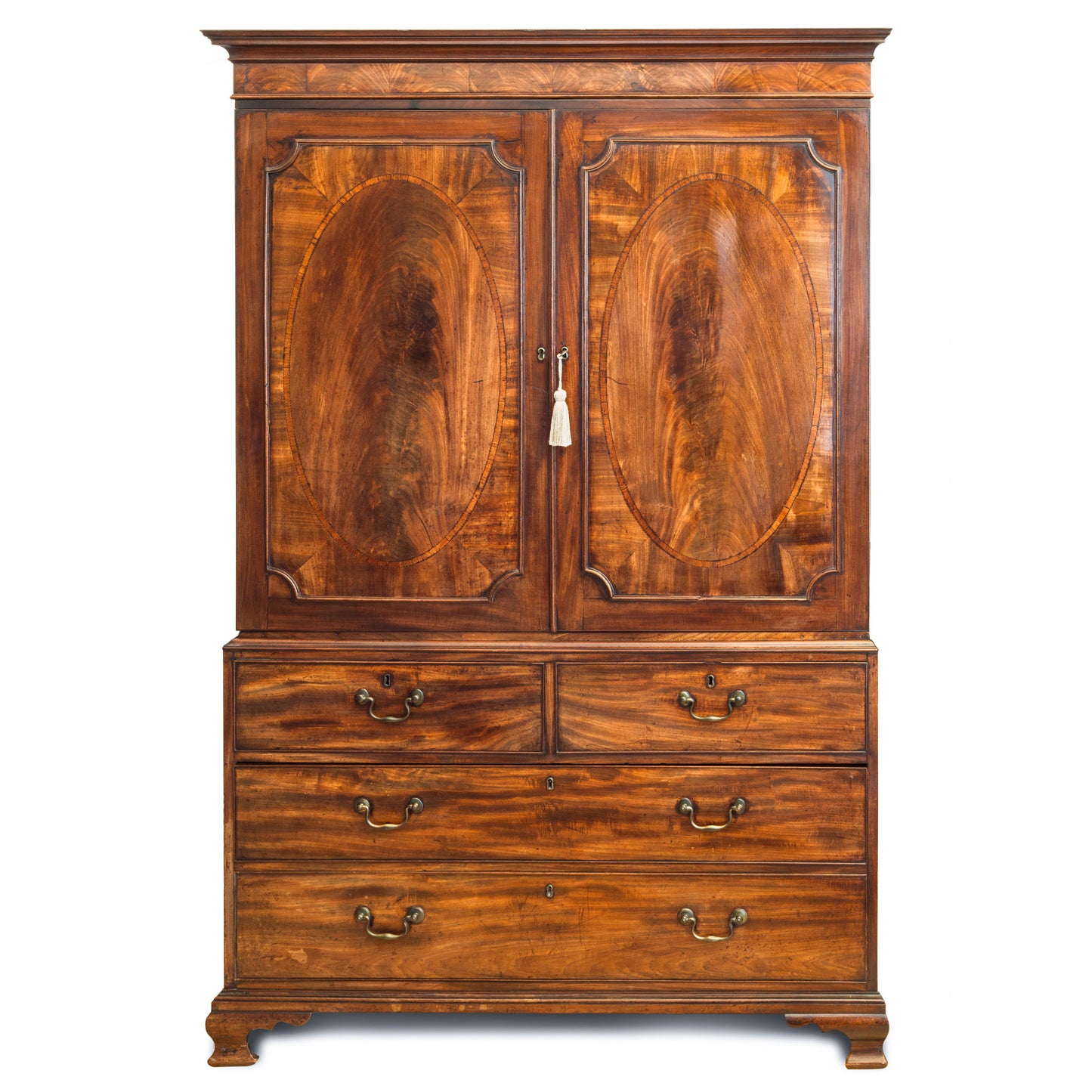 George III Mahogany Wardrobe Clothes Press