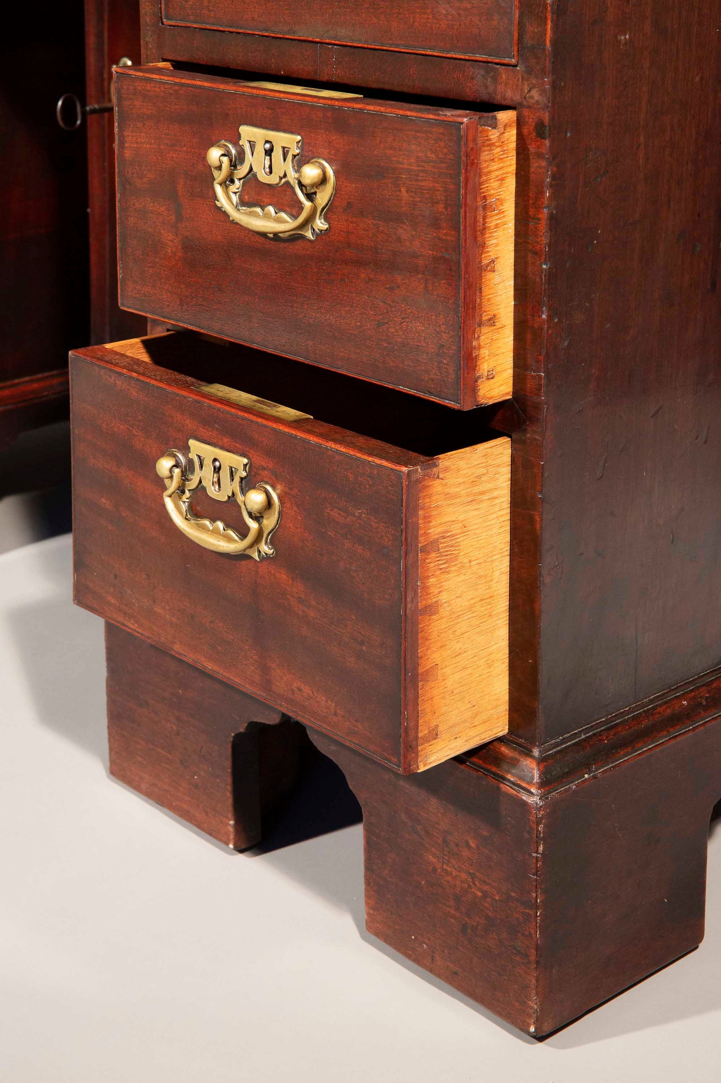 George II Mahogany Kneehole Desk