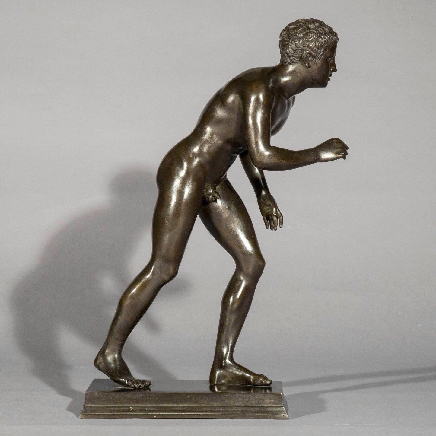 Grand Tour Bronze Figure of an Athlete