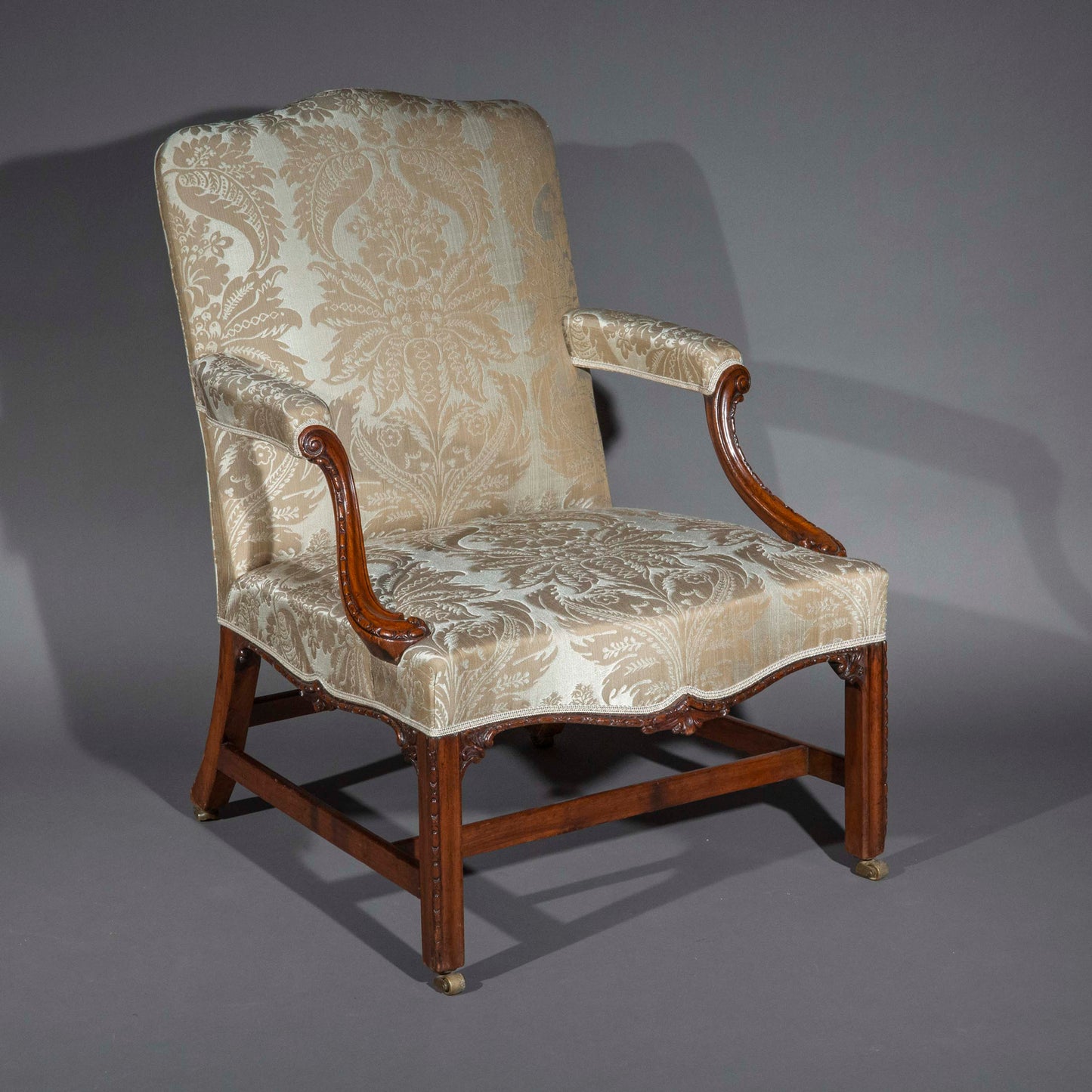 Fine Chippendale Gainsborough Armchair