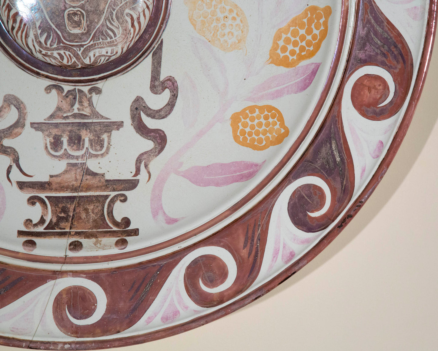 Monumental Arts and Crafts Exhibition Wall Charger