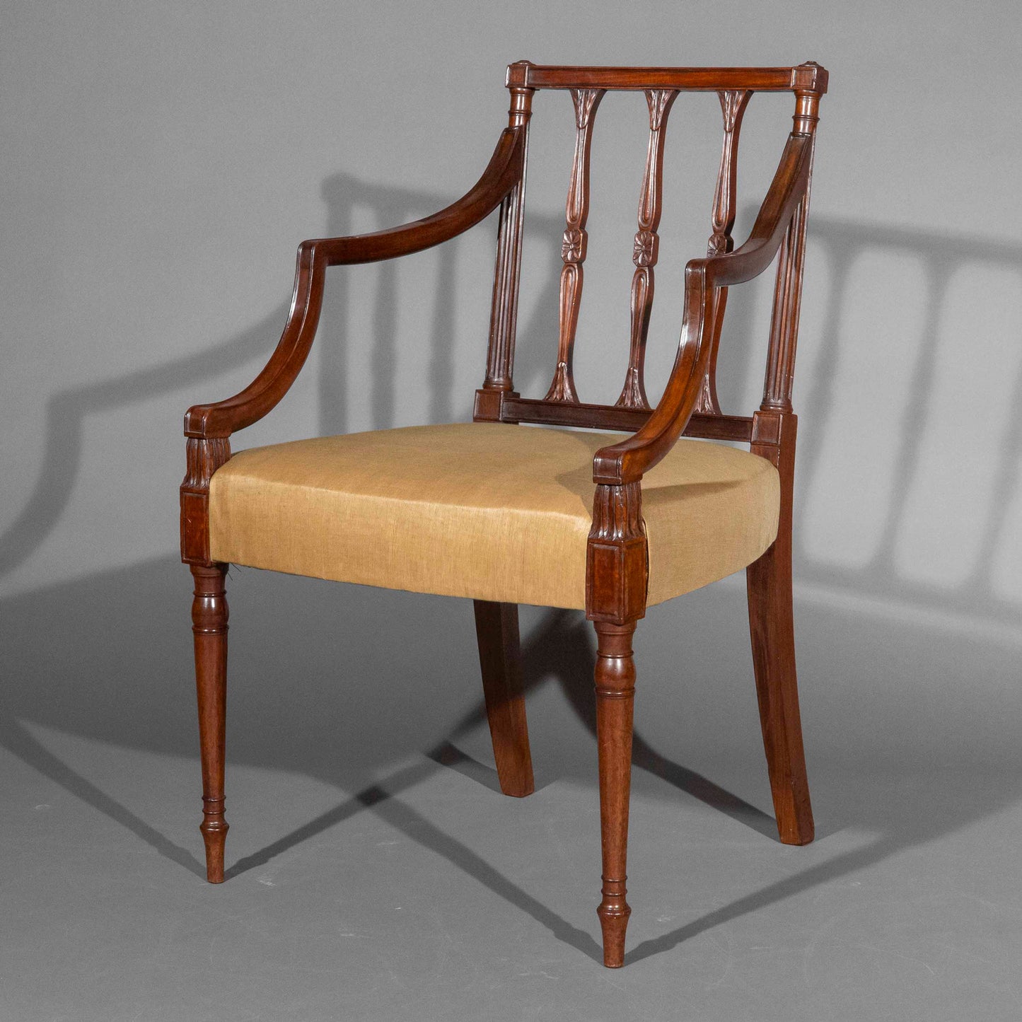 Fine Pair of George III Armchairs