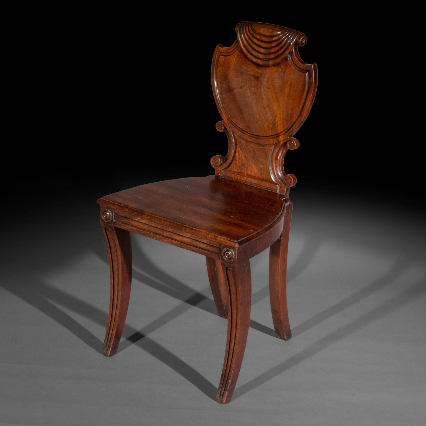 Regency Klismos Hall Chair, possibly by Gillows