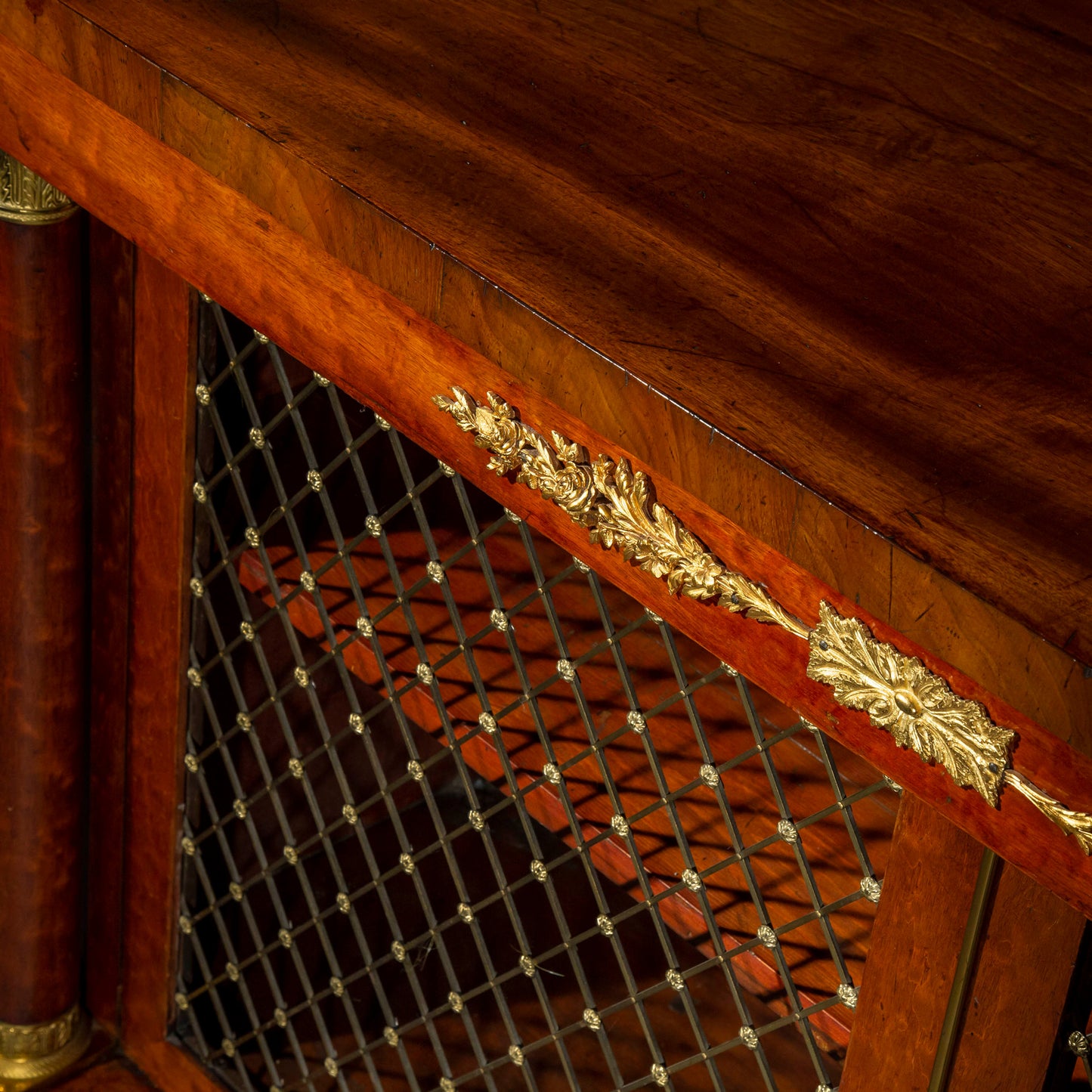 Regency Ormolu Mounted Bookcase