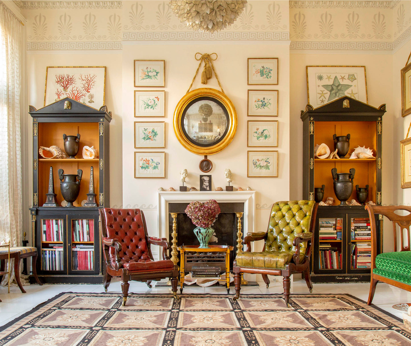 Large Regency Convex Mirror