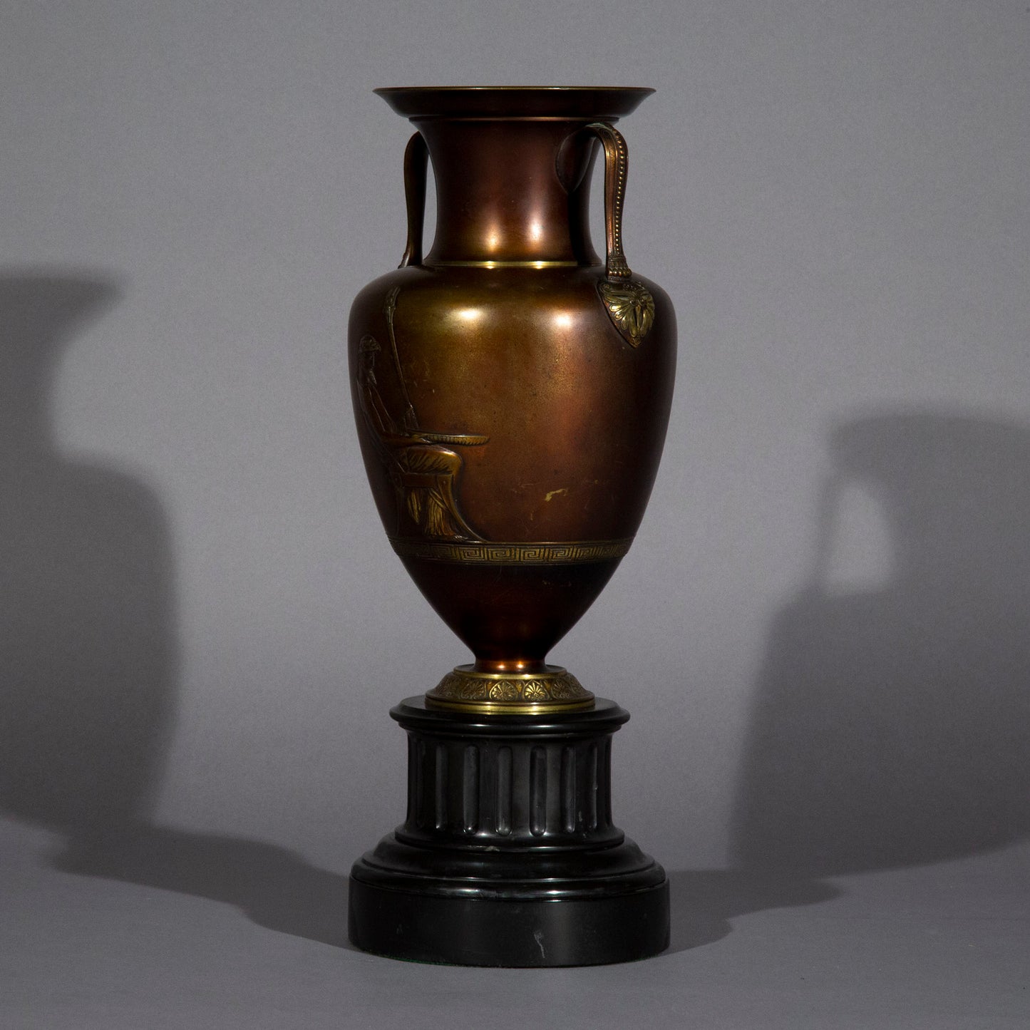 Fine 19th Century Grand Tour Bronze Vase
