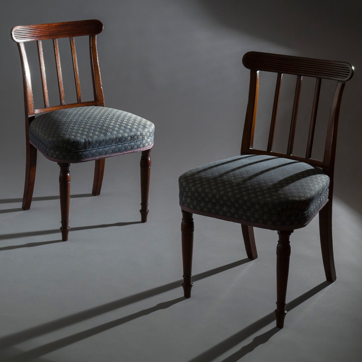 Set of Six George III Mahogany Dining Chairs