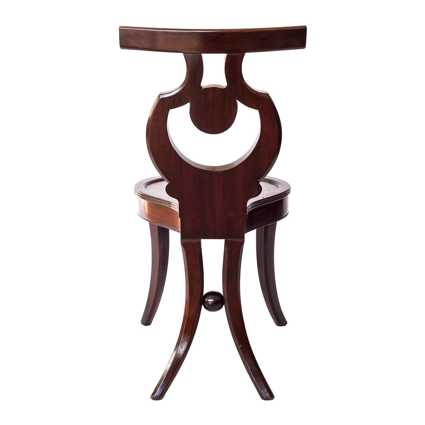 Fine George III Mahogany Hall Chair, in the Gillows Style
