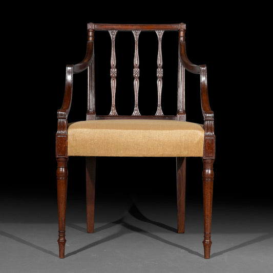 Fine Pair of George III Armchairs