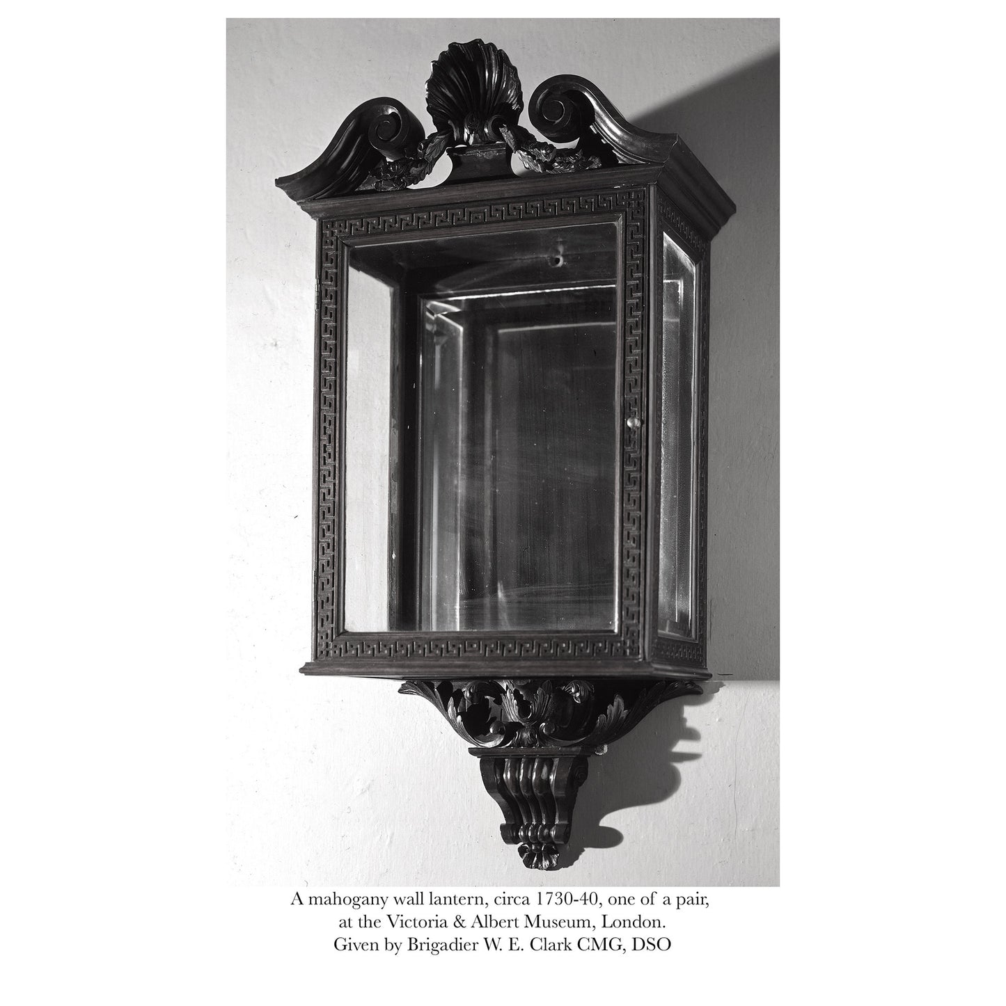 Architectural Palladian Padouk Wall Lantern