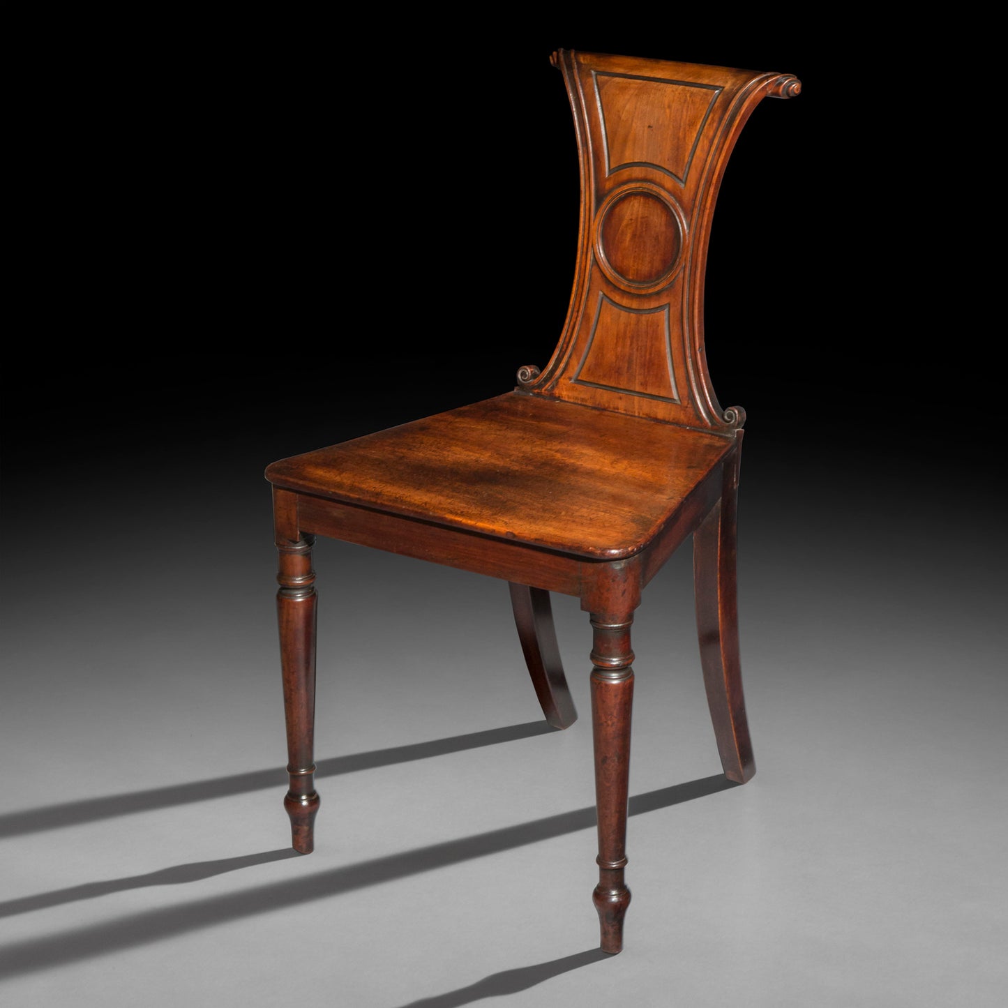 Regency Mahogany Hall Chair