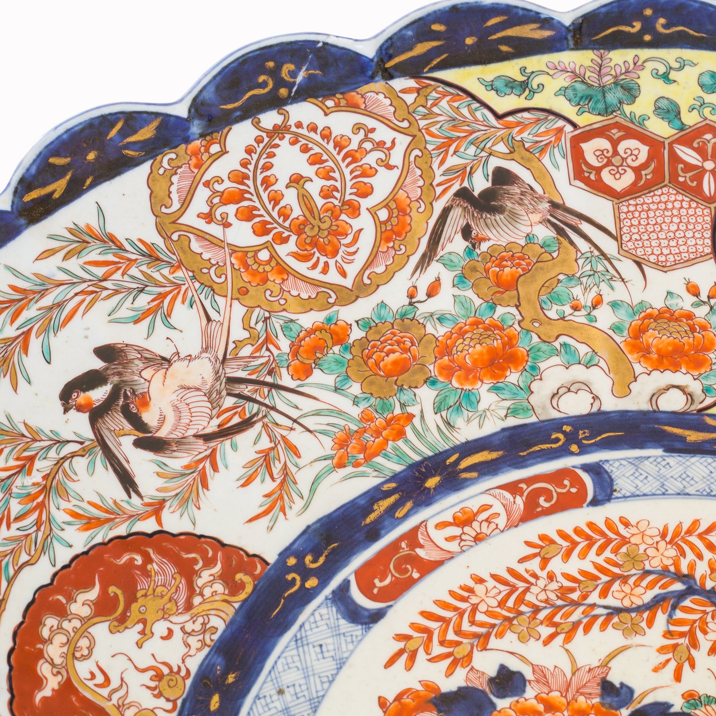 Massive Japanese Meiji Period Imari Dish