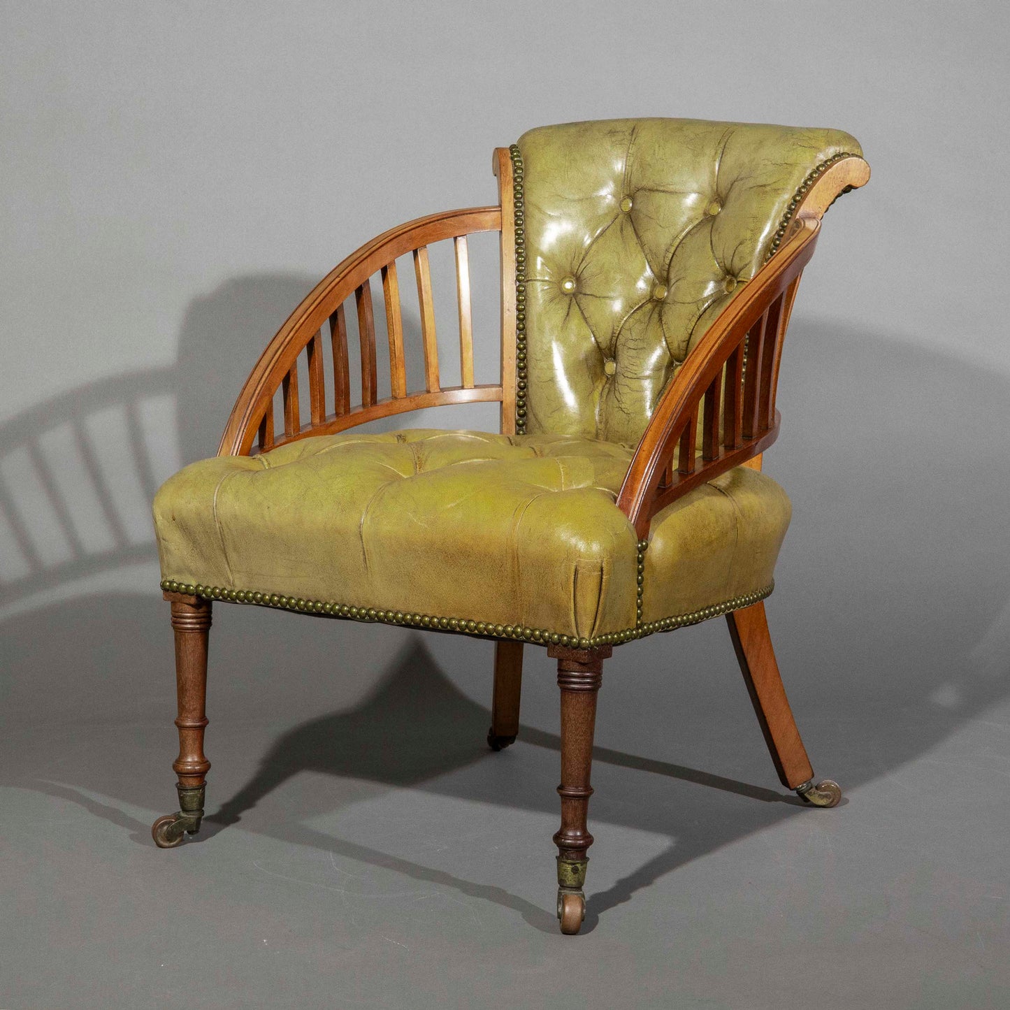 Unusual 19th Century Slipper Chair