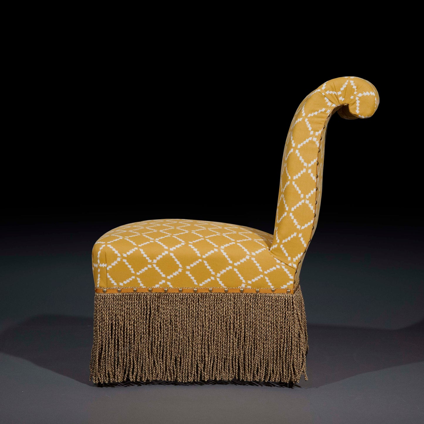 Pair of 19th Century Slipper Chairs