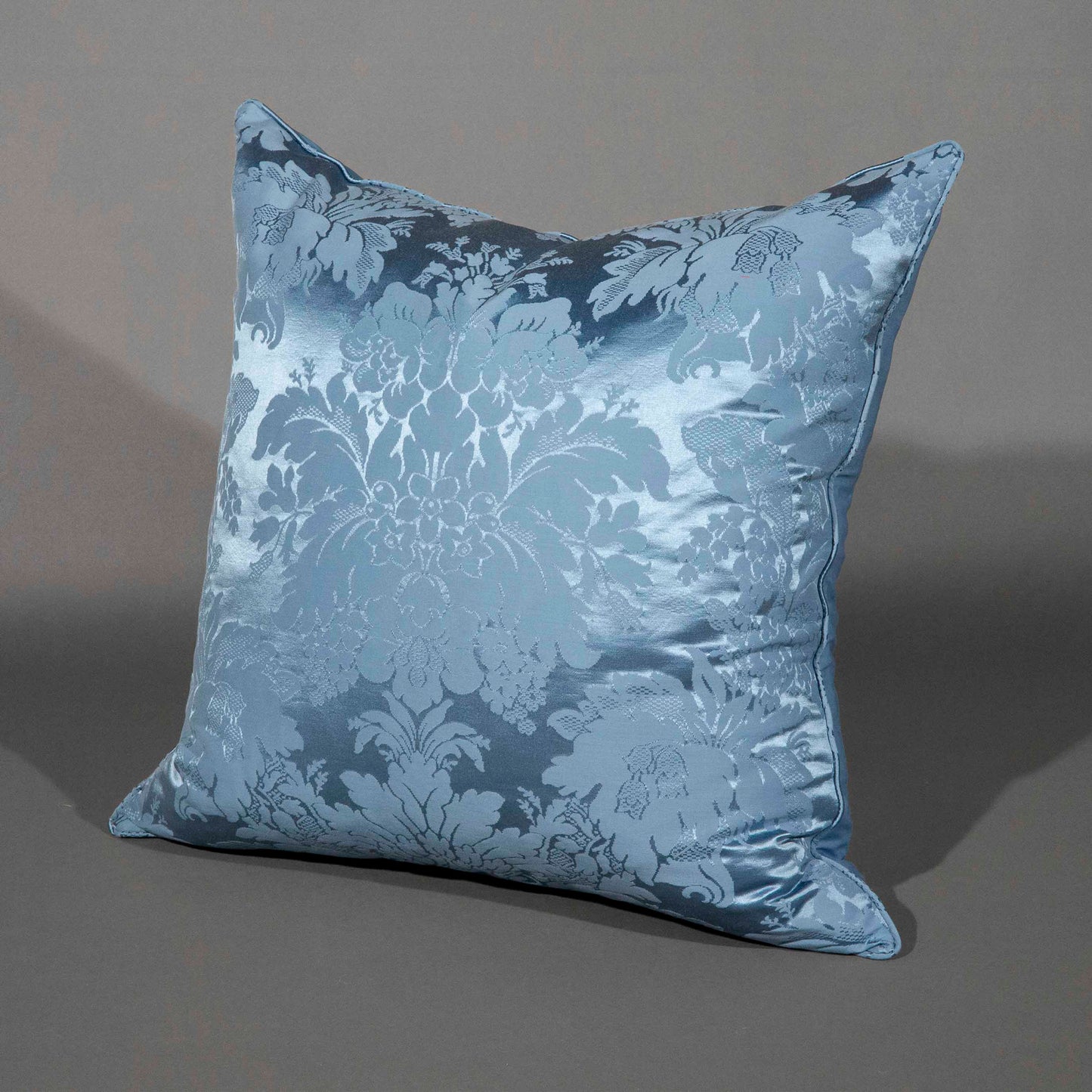 Piped Silk Damask Cushions