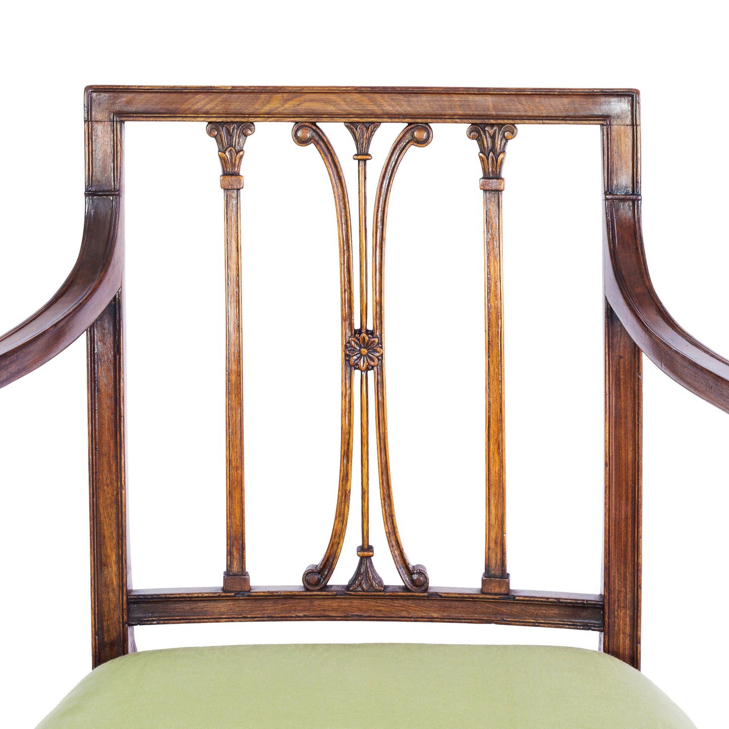 Fine Pair of George III Mahogany Armchairs