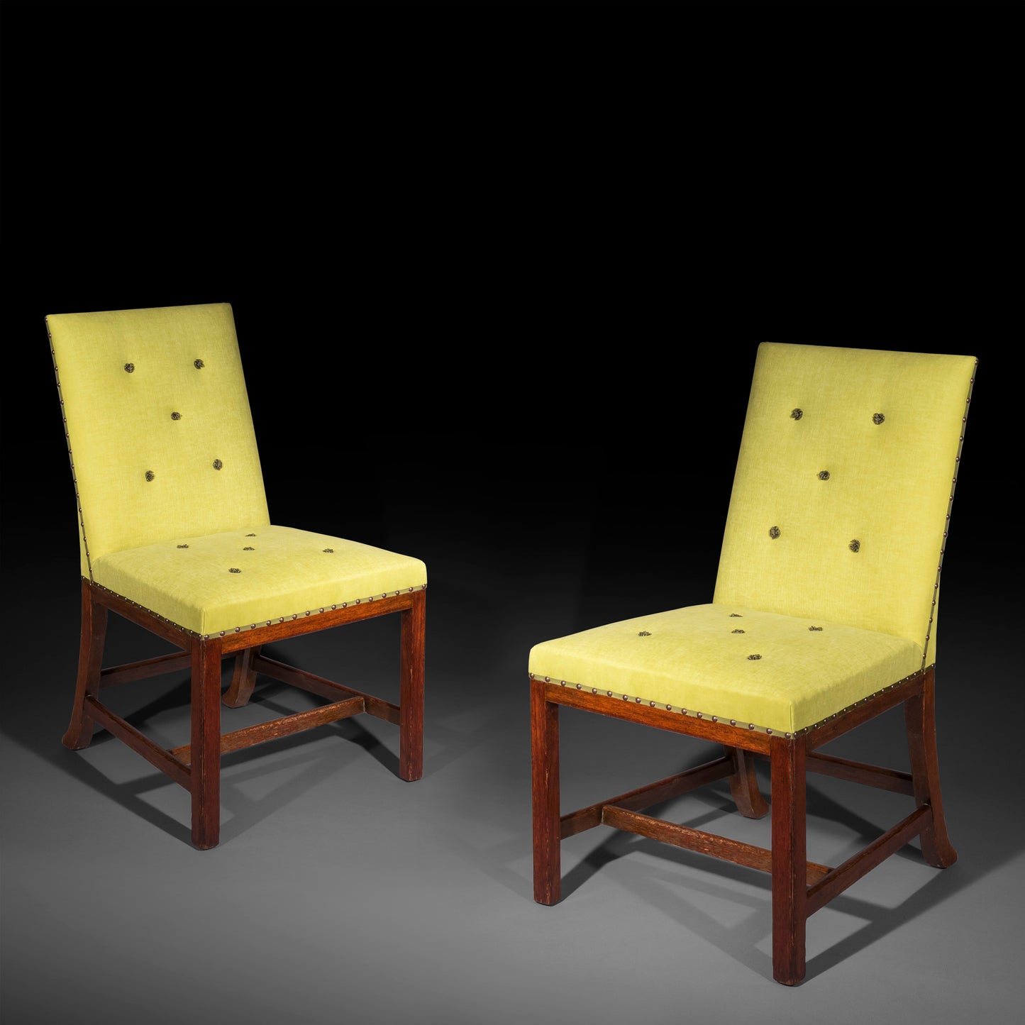 Eight Chippendale Style Dining Chairs