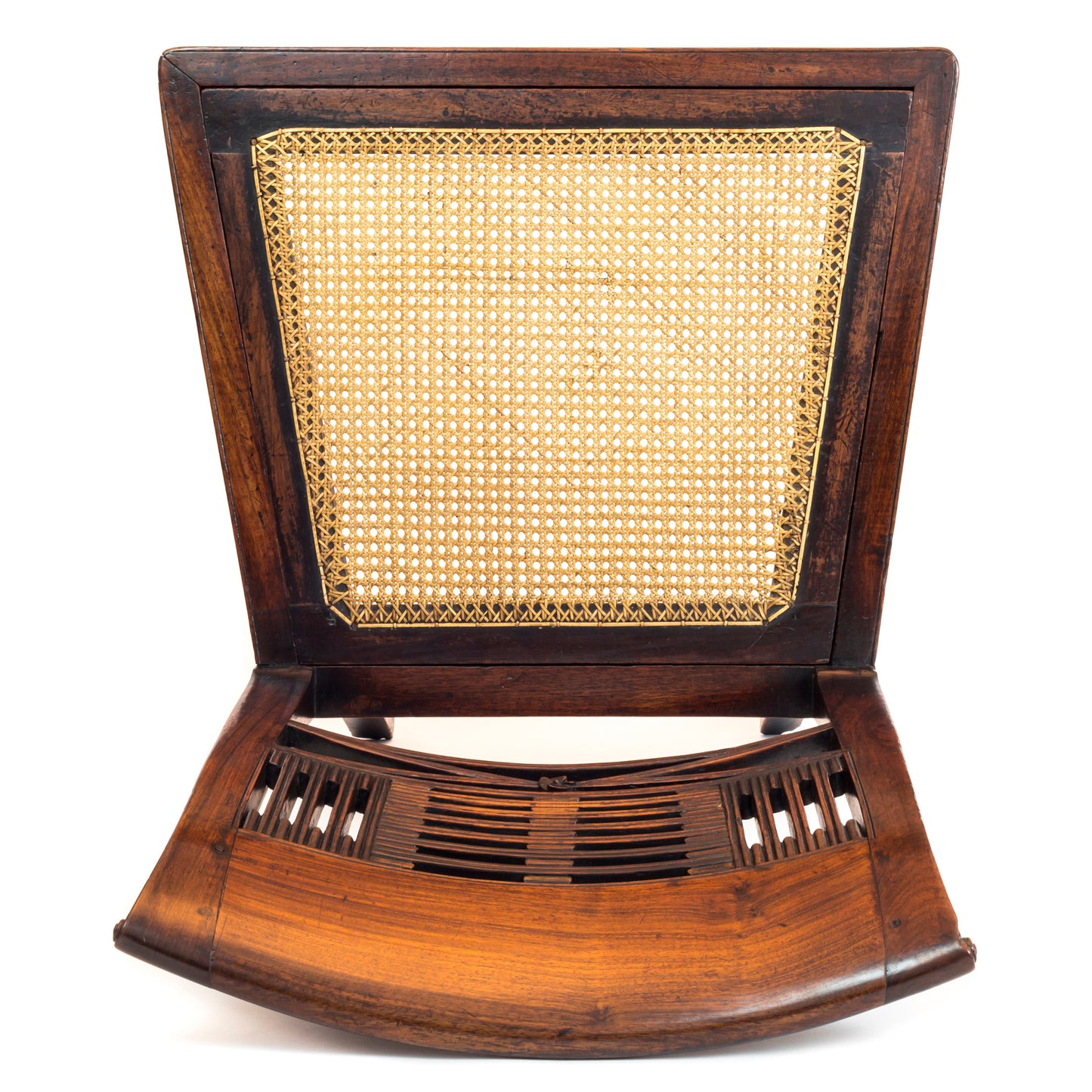 English Colonial Regency Padouk Side Chair