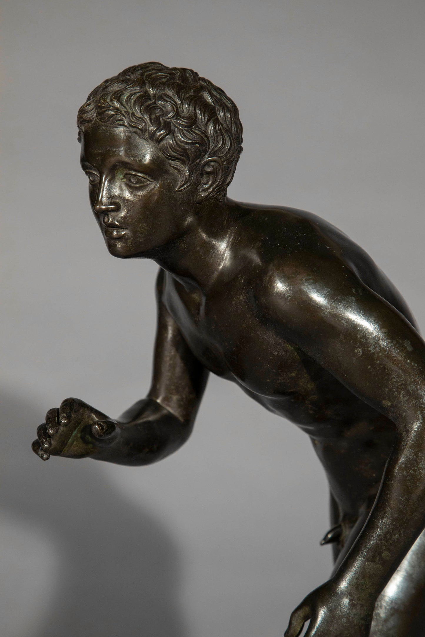 Grand Tour Bronze Figure of an Athlete