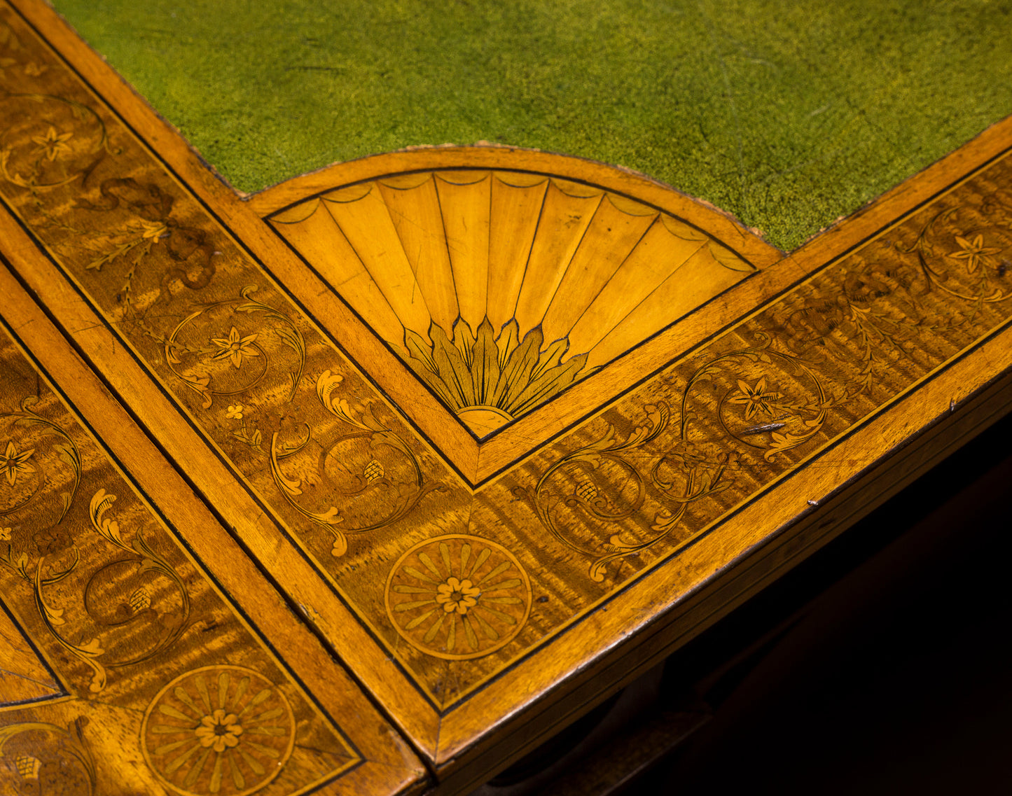 Exceptional Neoclassical Library Table by Howard & Sons